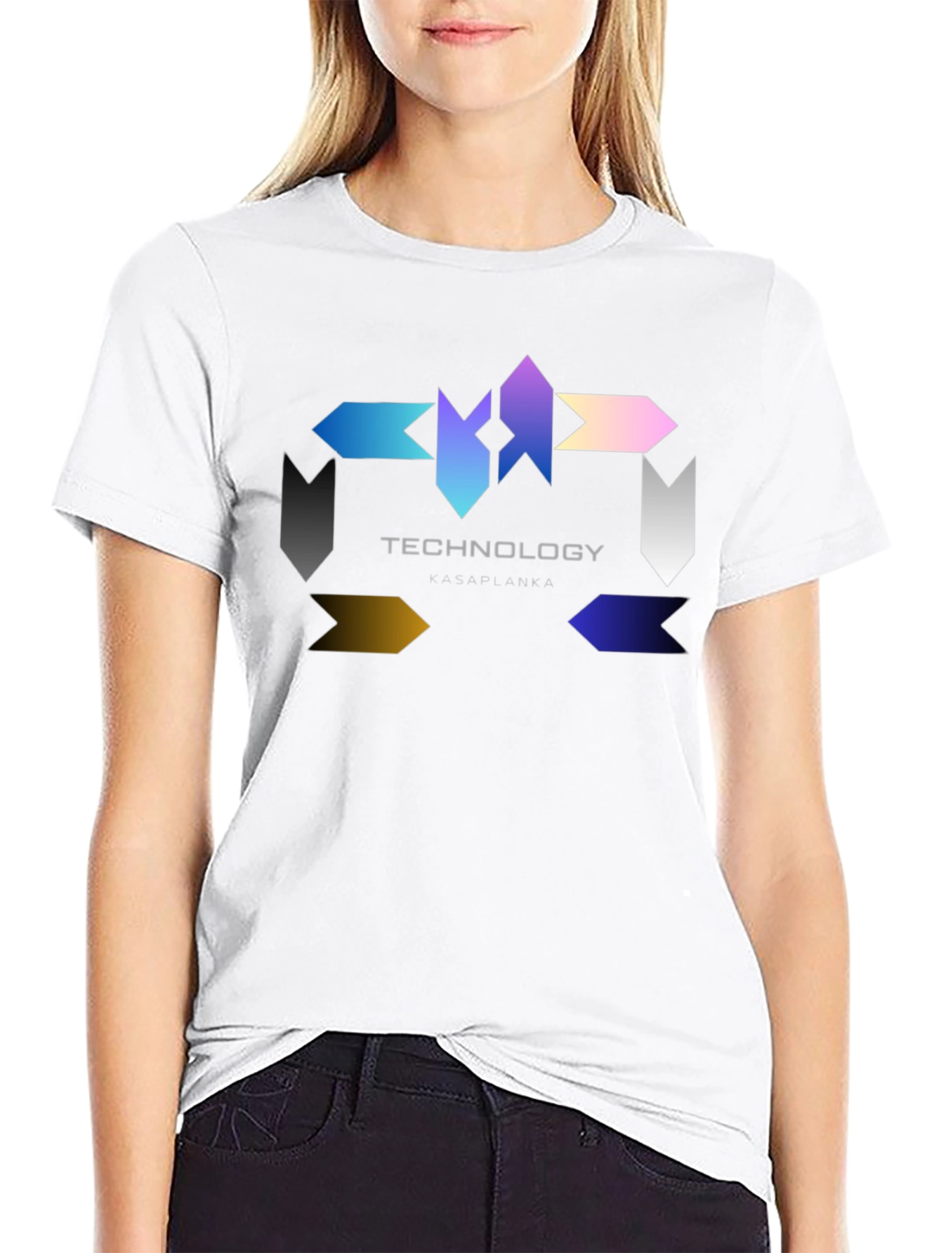 Technology Graphic Black T-Shirt