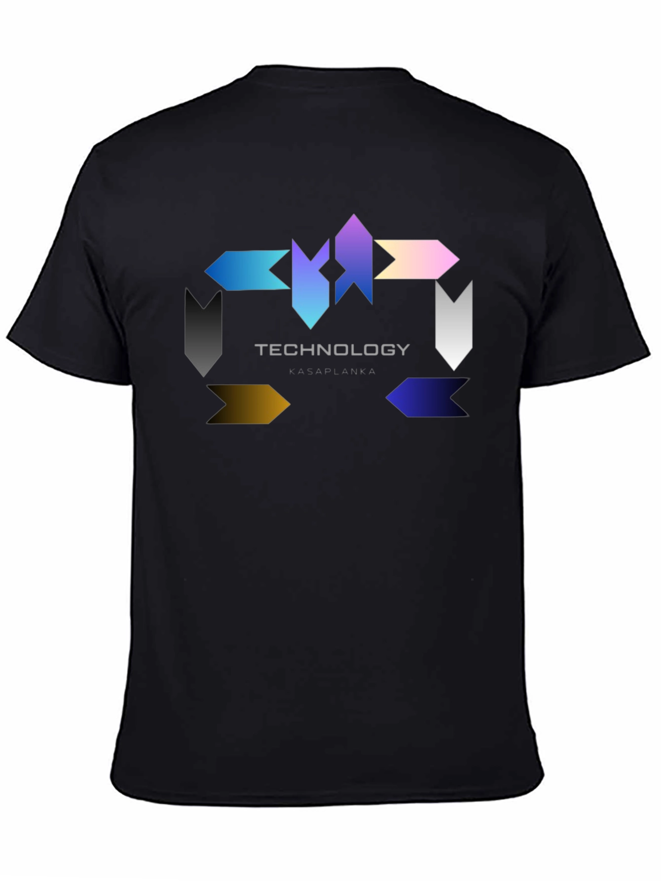 Technology Graphic Black T-Shirt