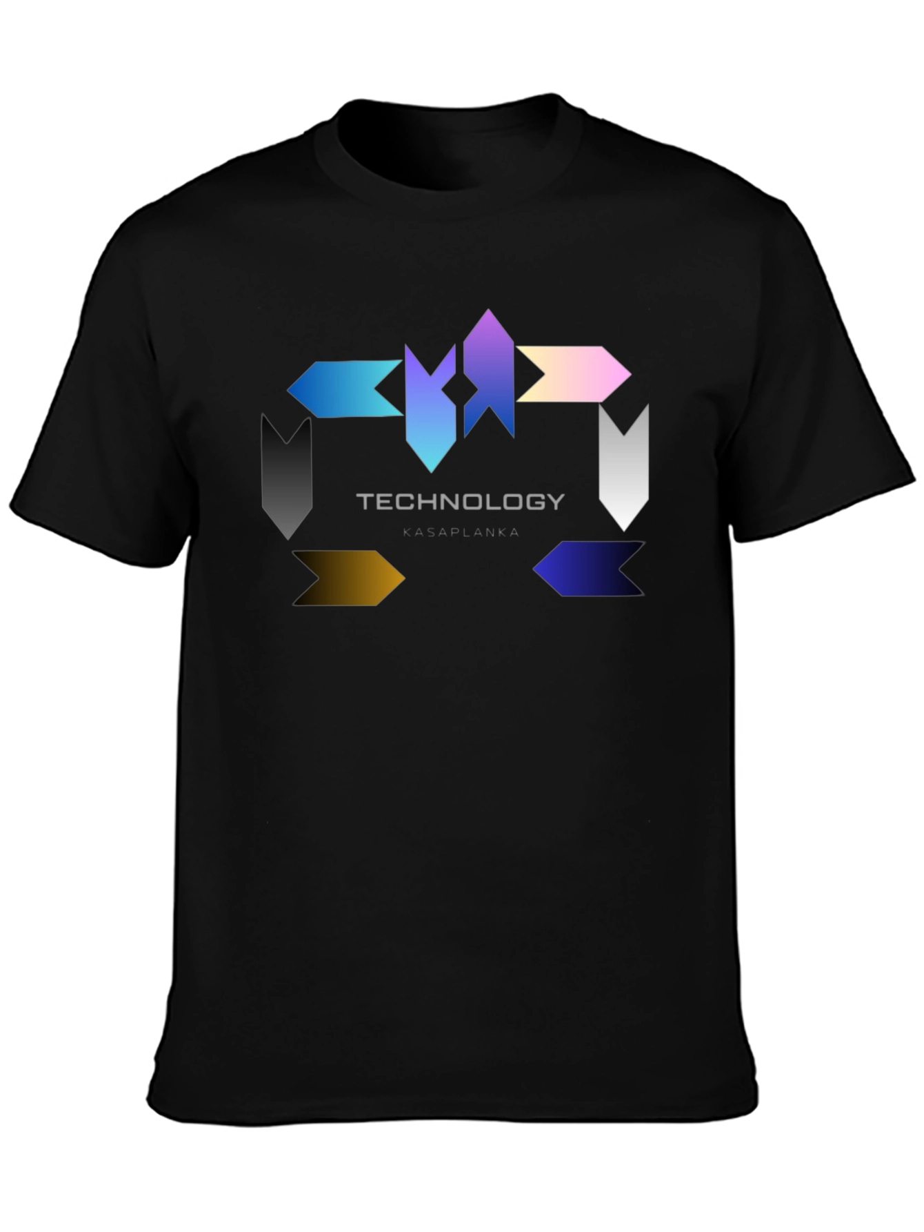 Technology Graphic Black T-Shirt