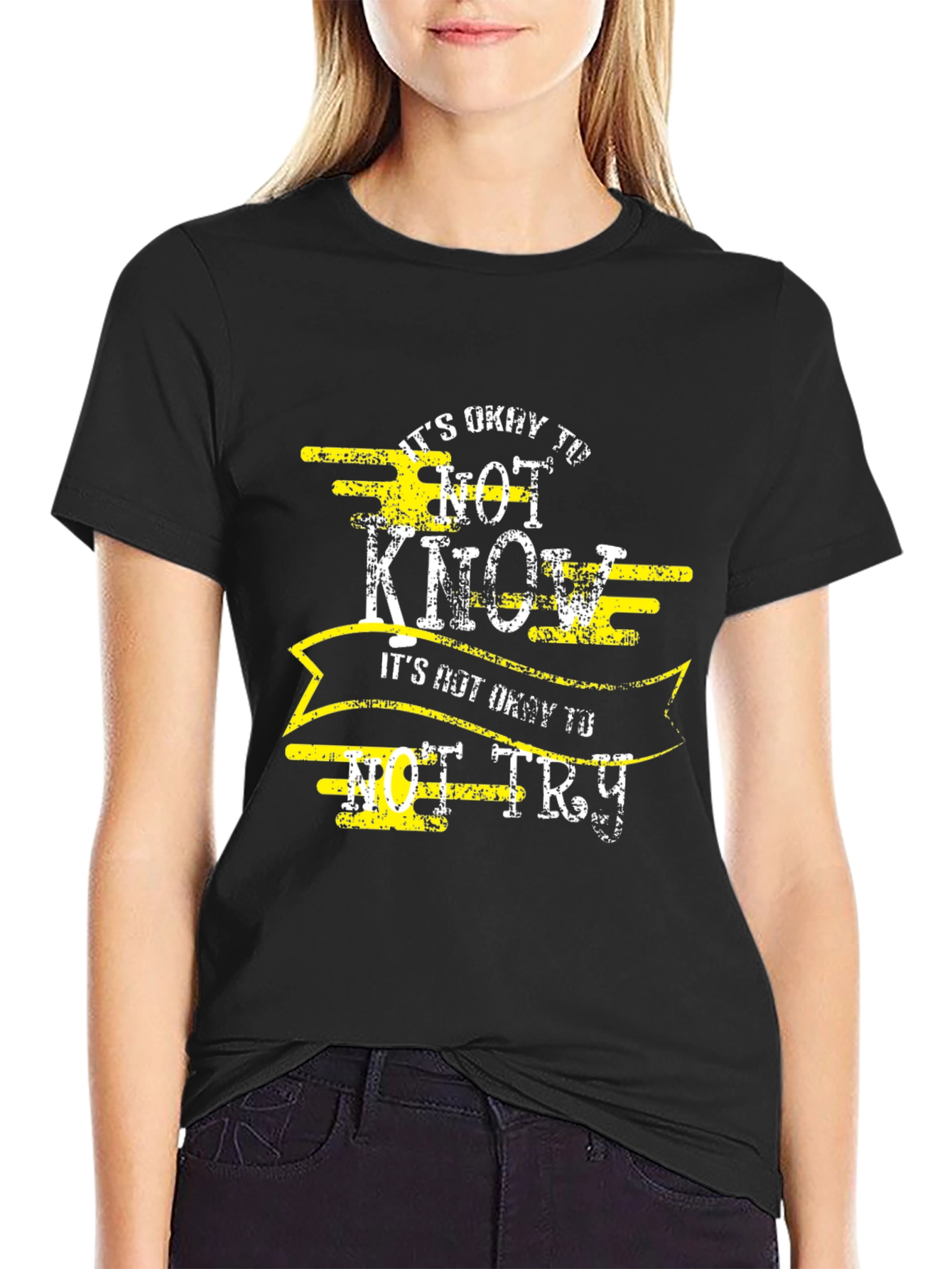 Its Okay to Not Know Mens Tee