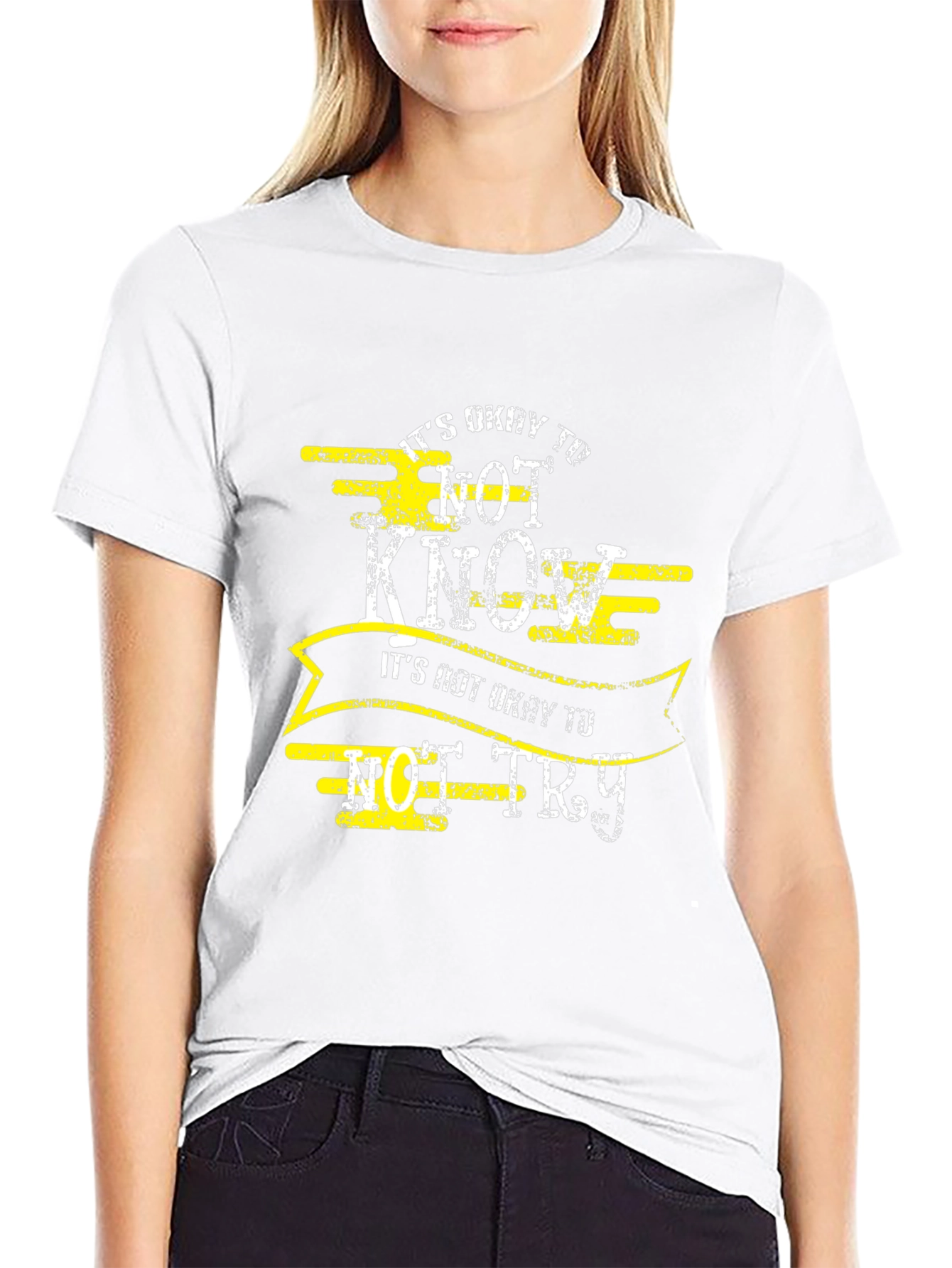 Its Okay to Not Know Mens Tee