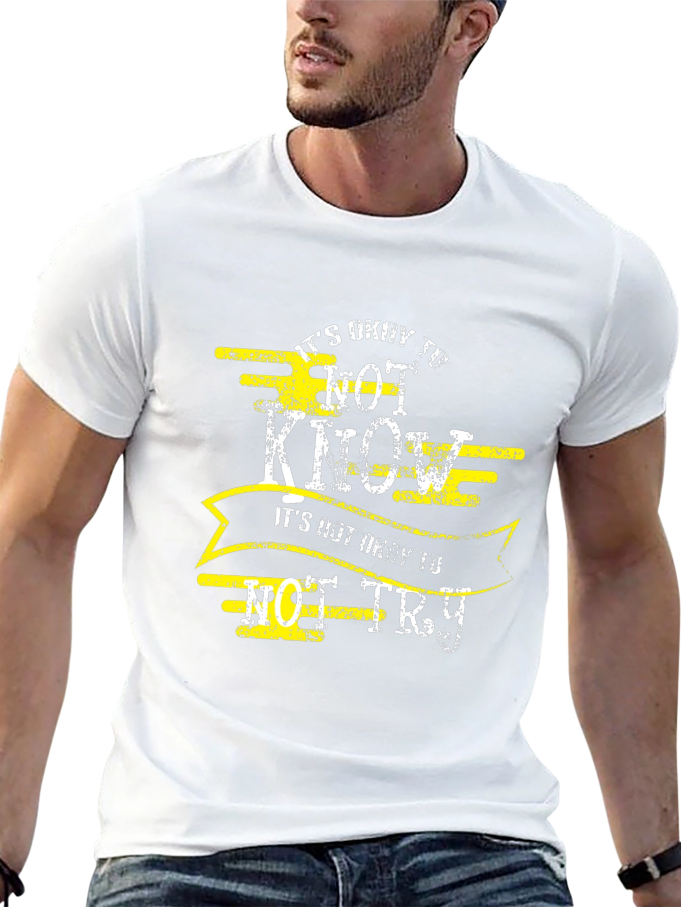 Its Okay to Not Know Mens Tee