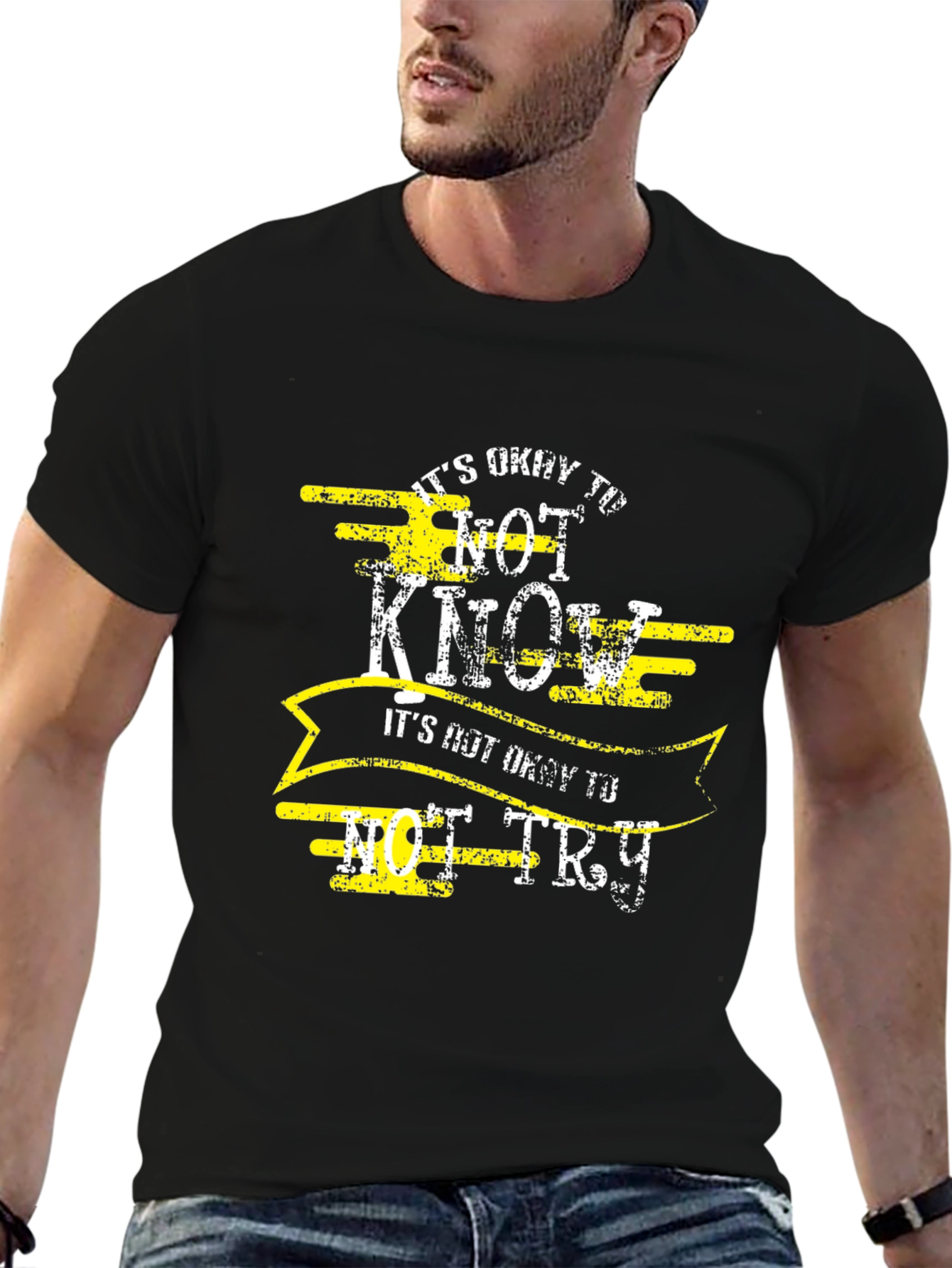 Its Okay to Not Know Mens Tee