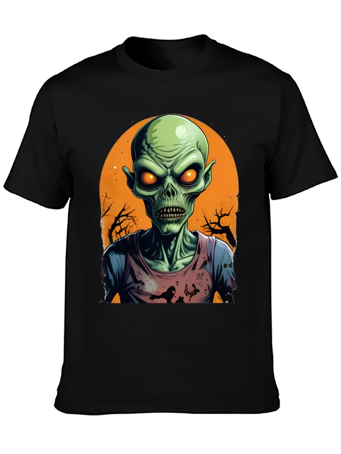 Zombie Halloween Graphic Tee