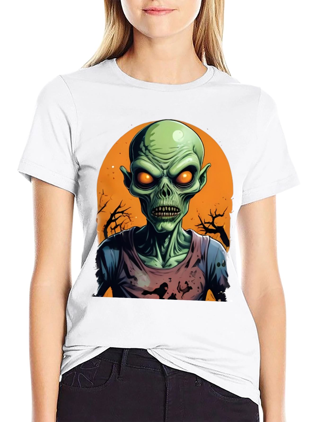 Zombie Halloween Graphic Tee