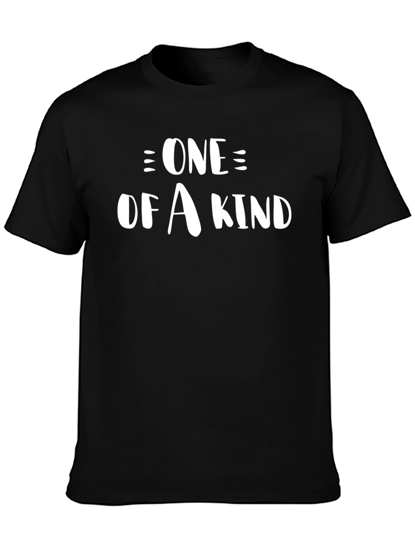 One of a Kind Graphic T-Shirt - Black