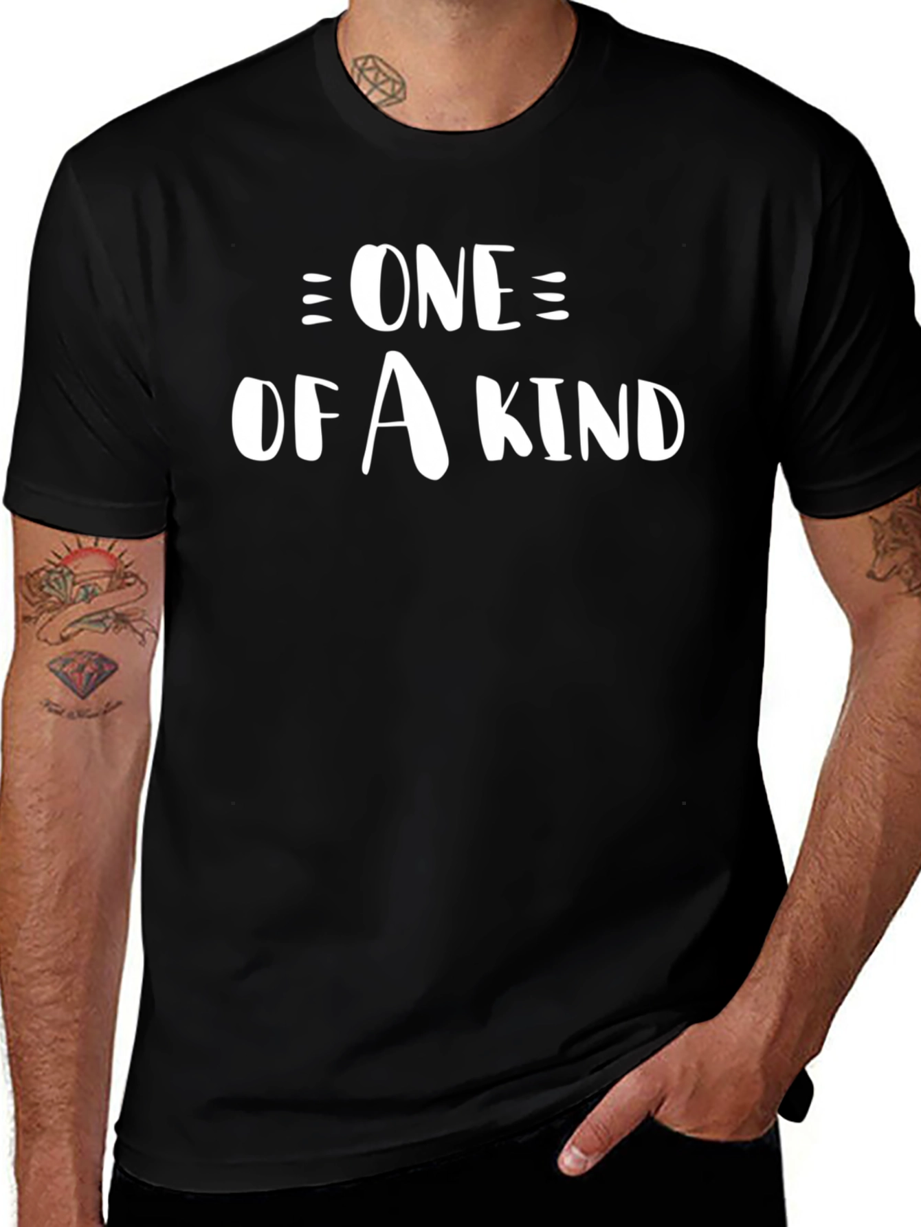 One of a Kind Graphic T-Shirt - Black