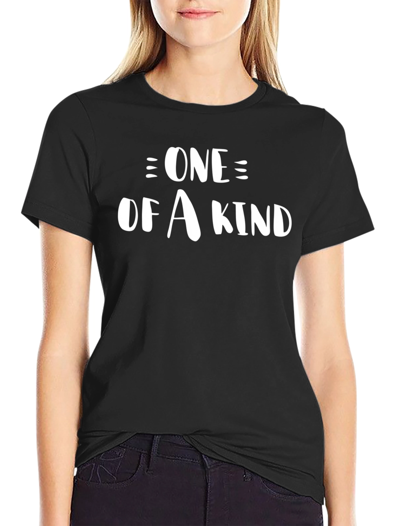 One of a Kind Graphic T-Shirt - Black