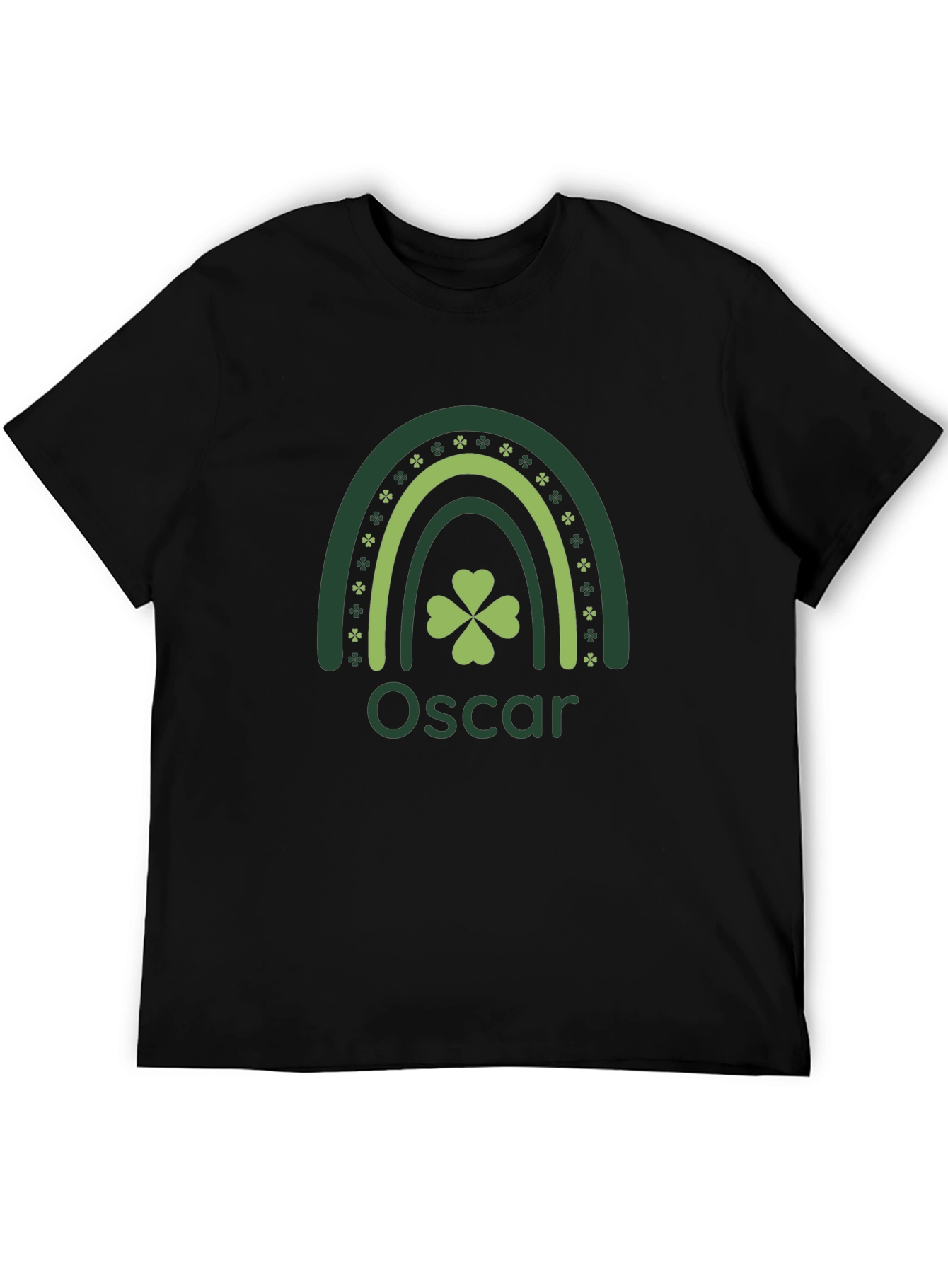 Oscar St. Patricks Day Rainbow Shamrock T-Shirt
