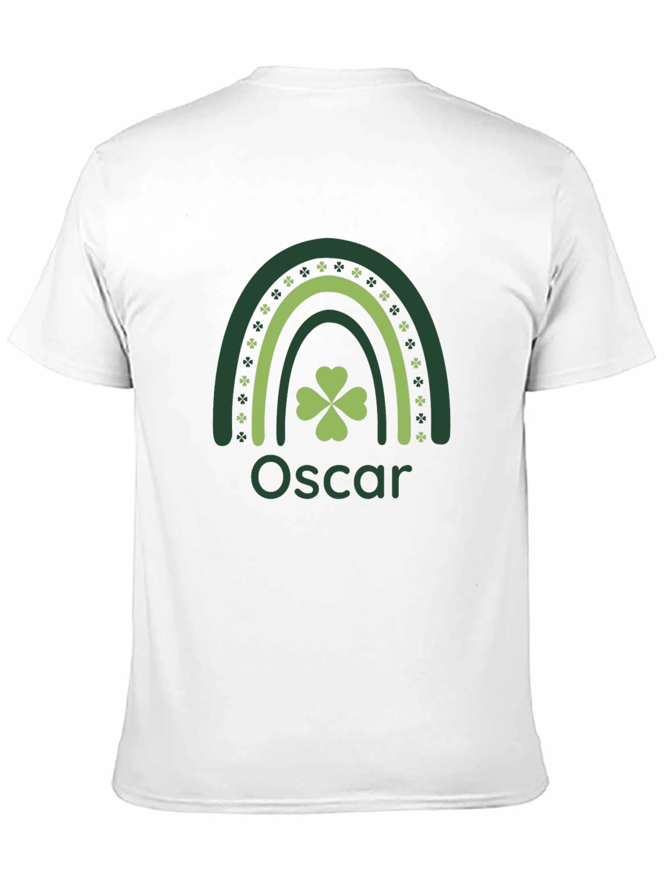 Oscar St. Patricks Day Rainbow Shamrock T-Shirt