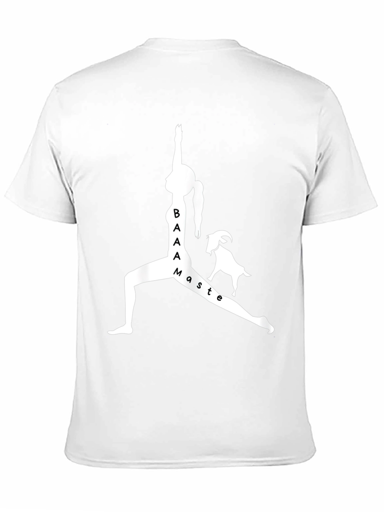 Yoga Goat BAaAmaste Black Graphic Tee