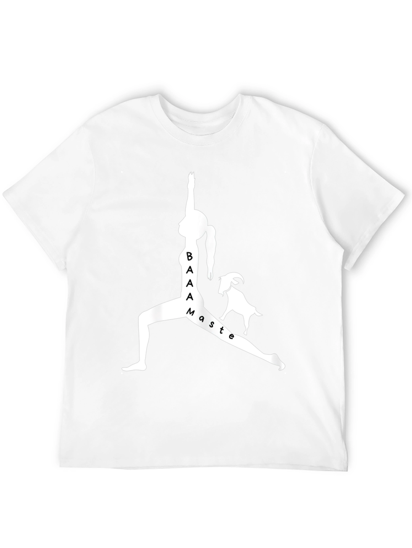 Yoga Goat BAaAmaste Black Graphic Tee