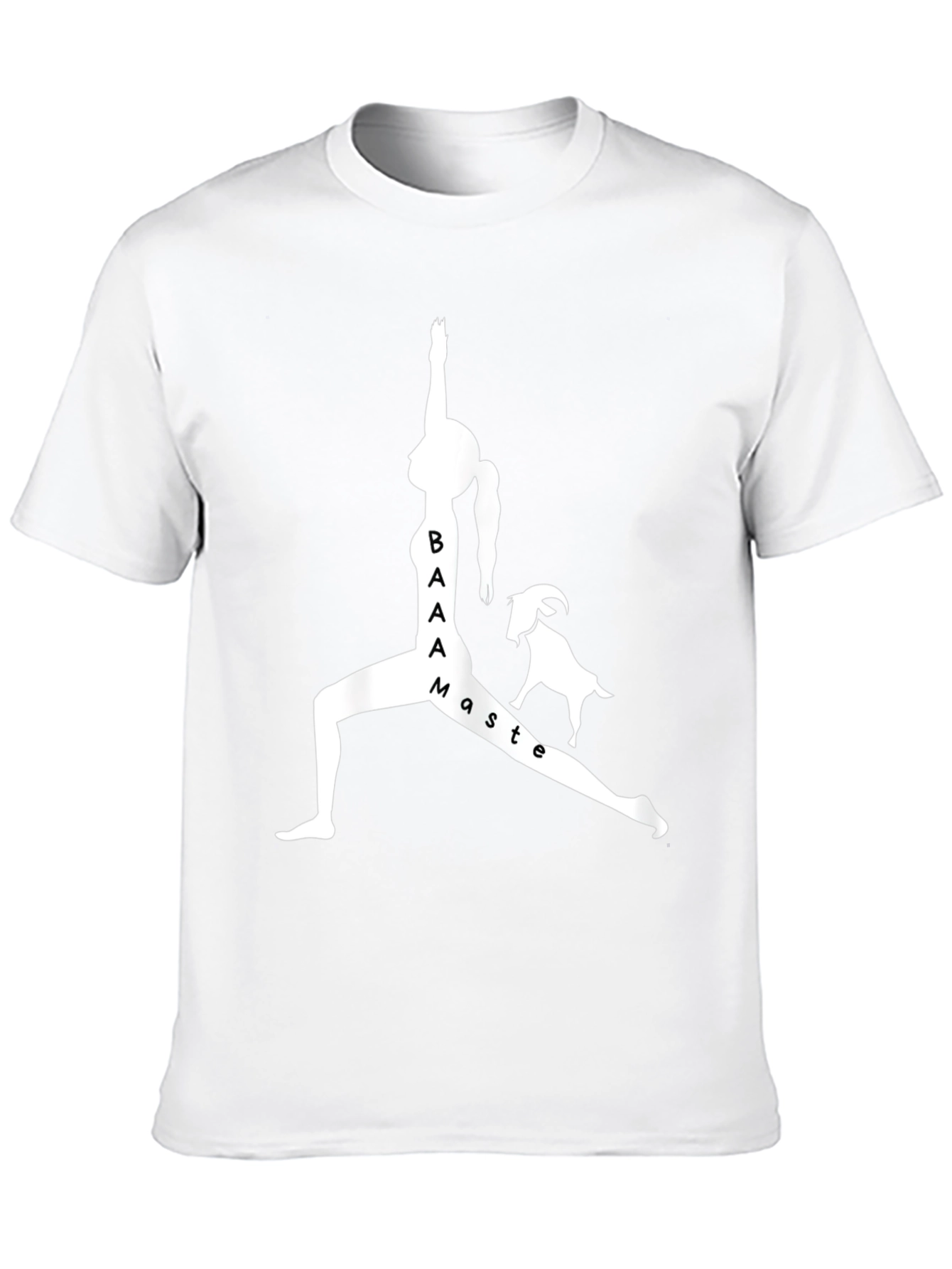 Yoga Goat BAaAmaste Black Graphic Tee