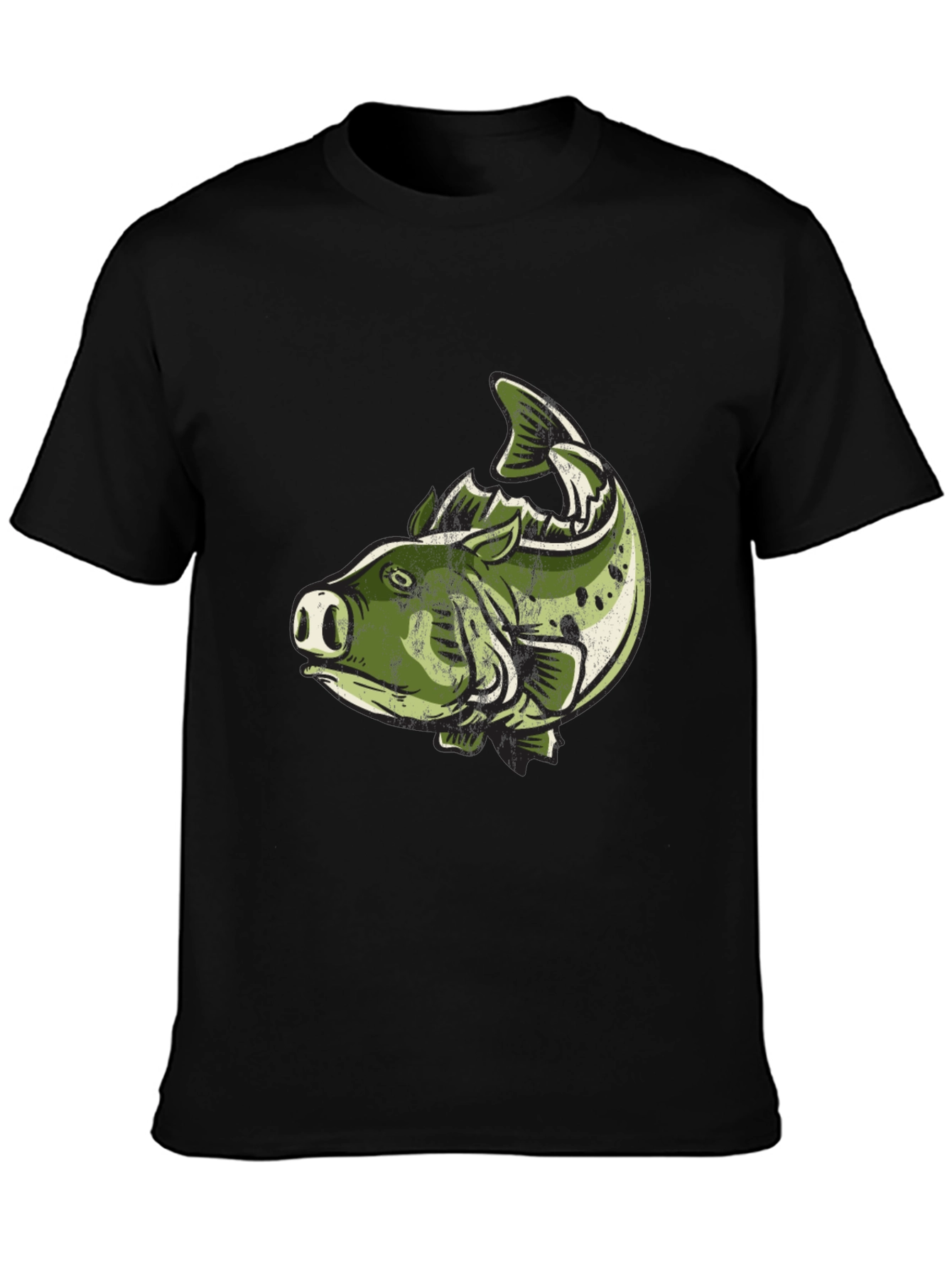 Pig Fish Graphic Tee - Unique Design