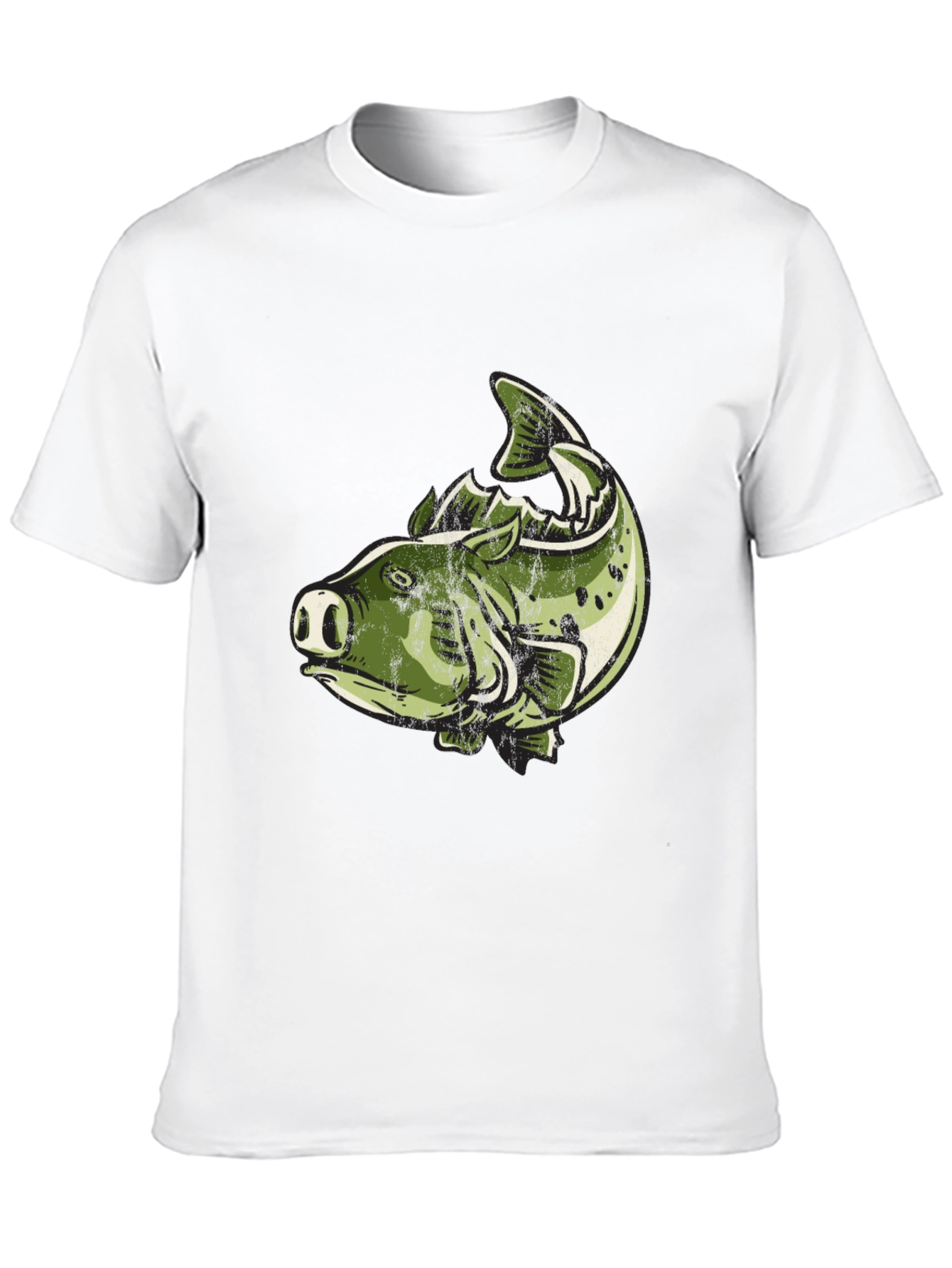Pig Fish Graphic Tee - Unique Design