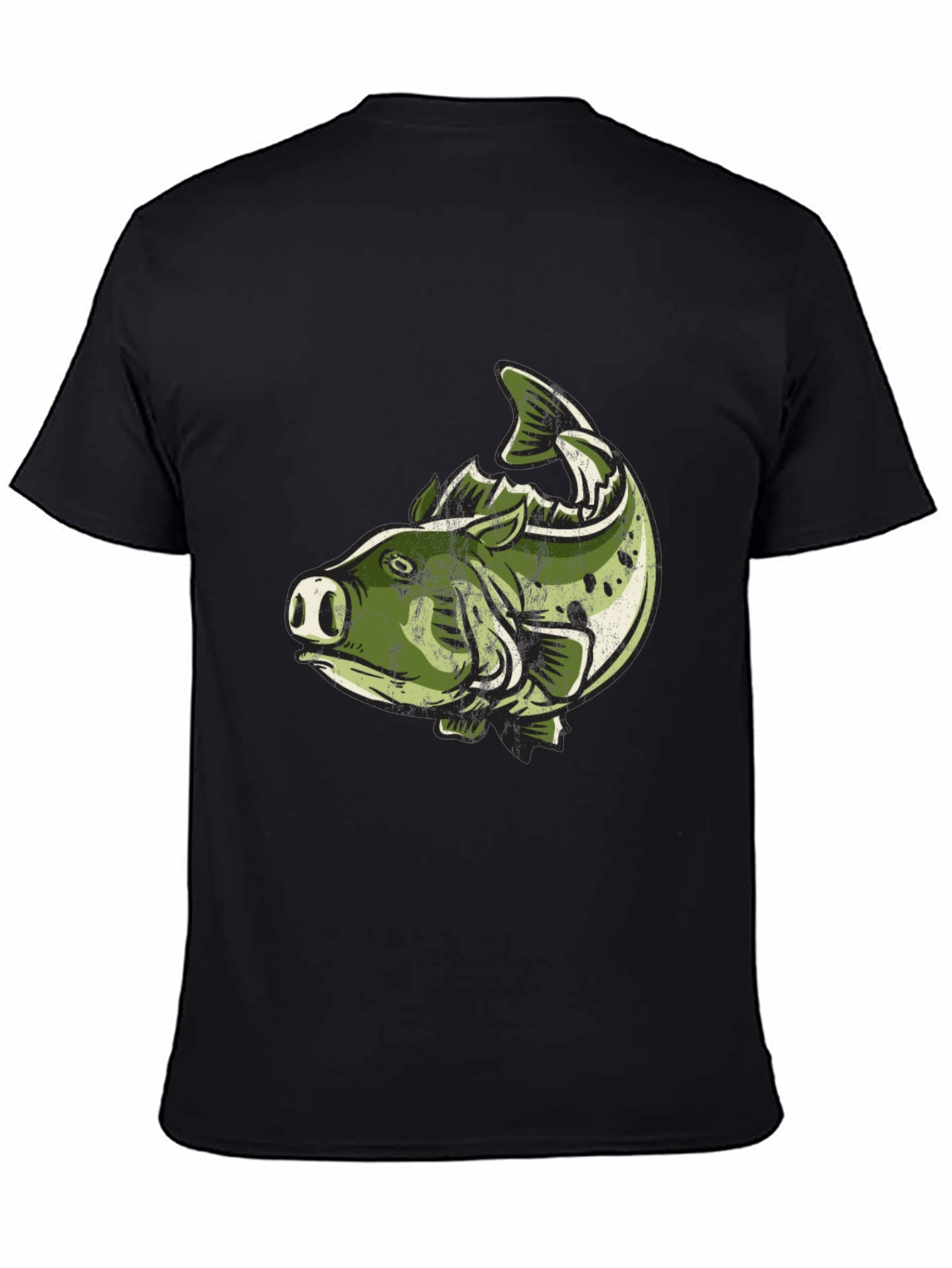 Pig Fish Graphic Tee - Unique Design