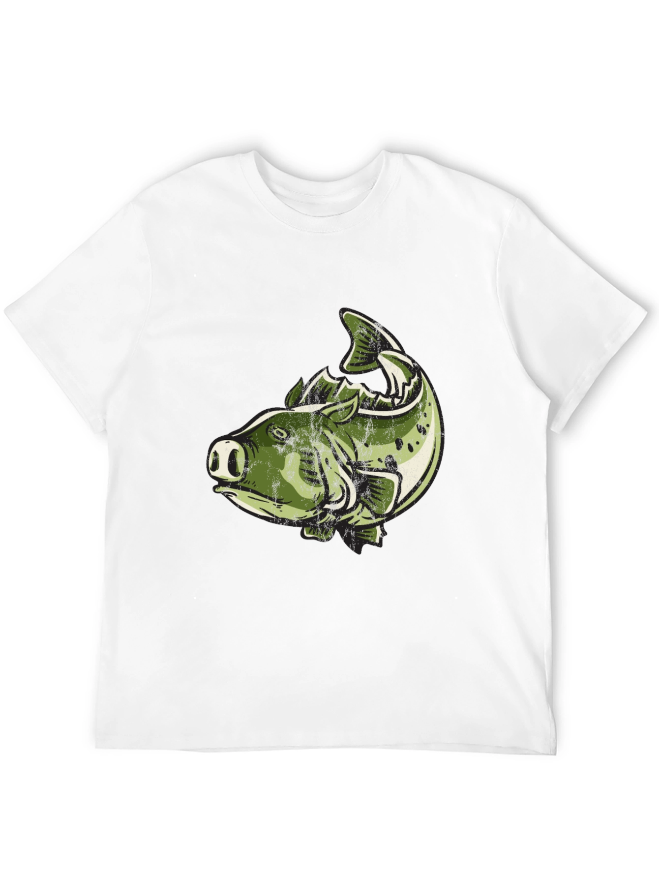 Pig Fish Graphic Tee - Unique Design