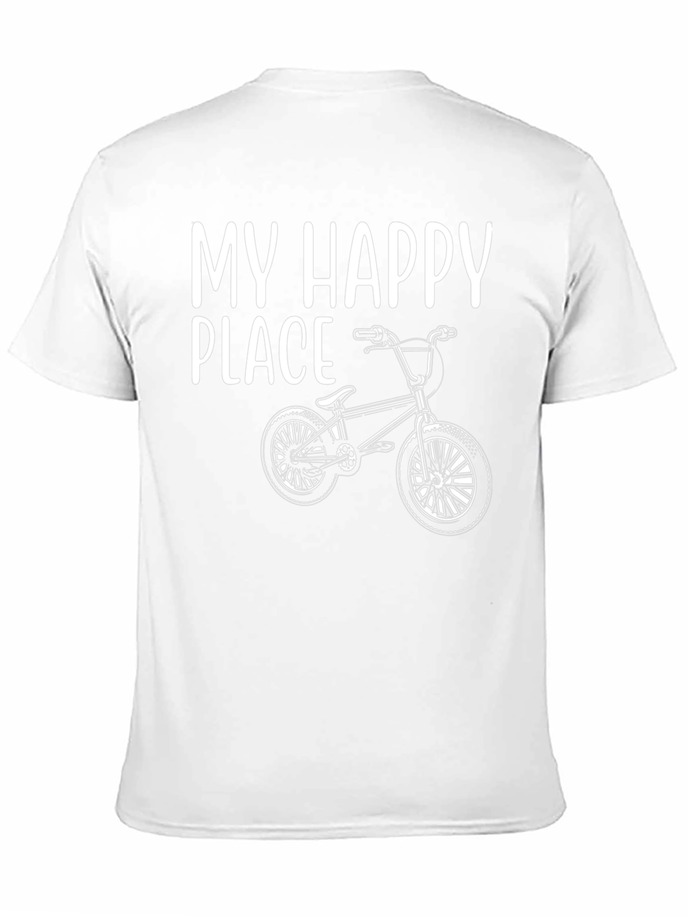 My Happy Place BMX Bike T-Shirt - Black