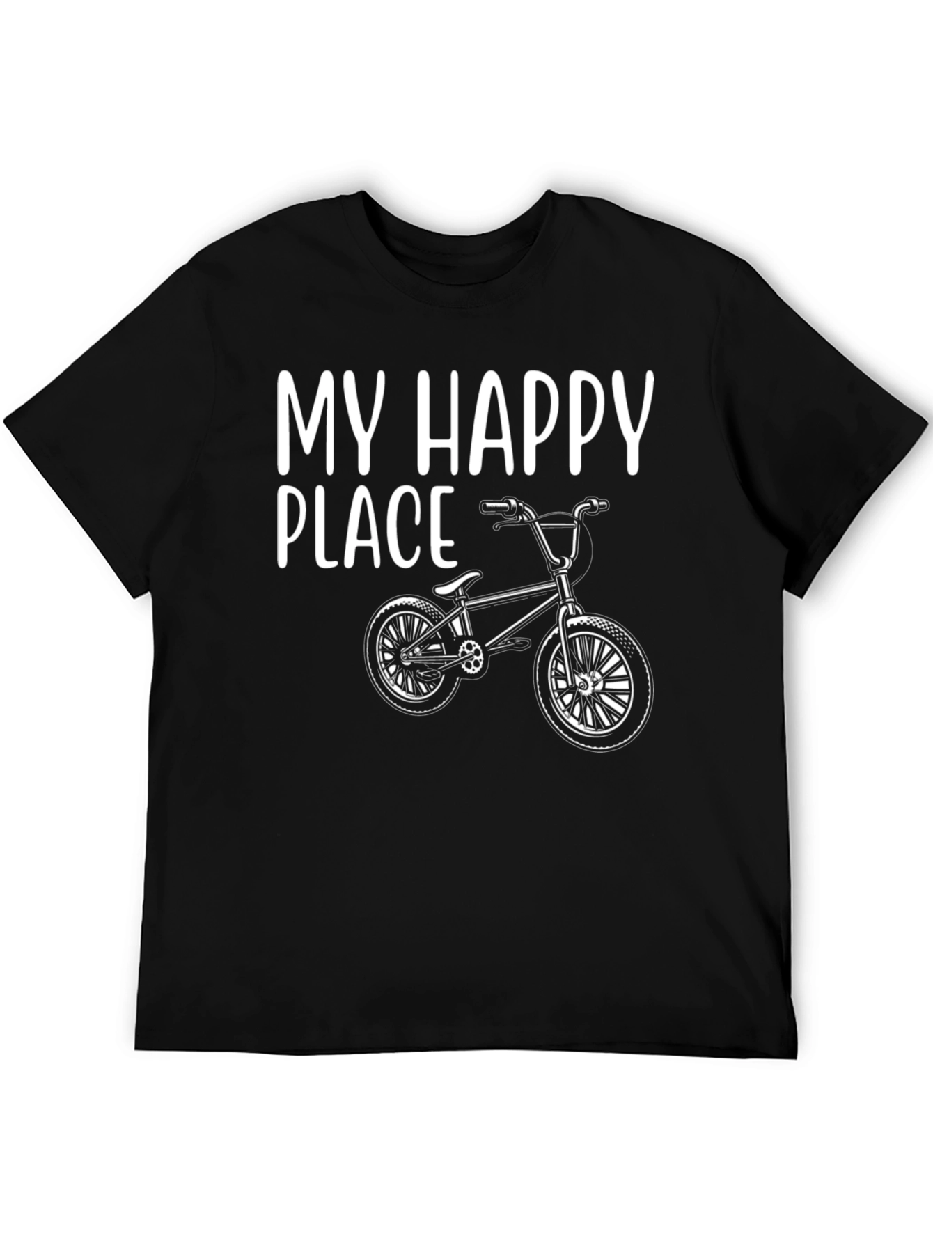 My Happy Place BMX Bike T-Shirt - Black
