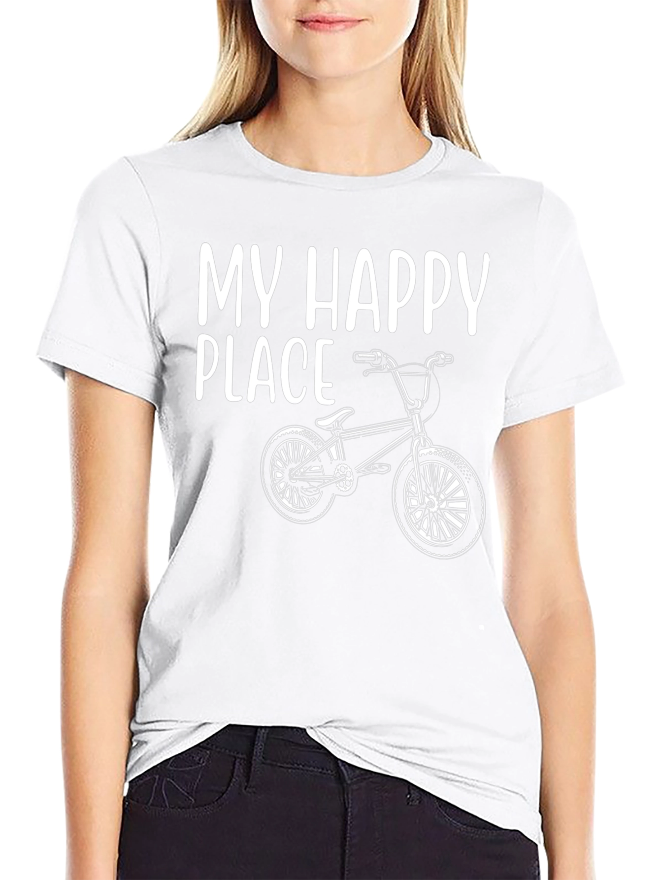 My Happy Place BMX Bike T-Shirt - Black