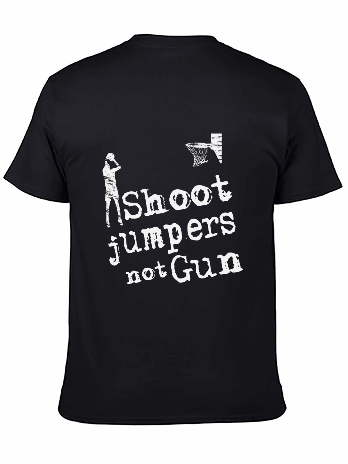 Shoot Jumpers Not Guns Graphic T-Shirt