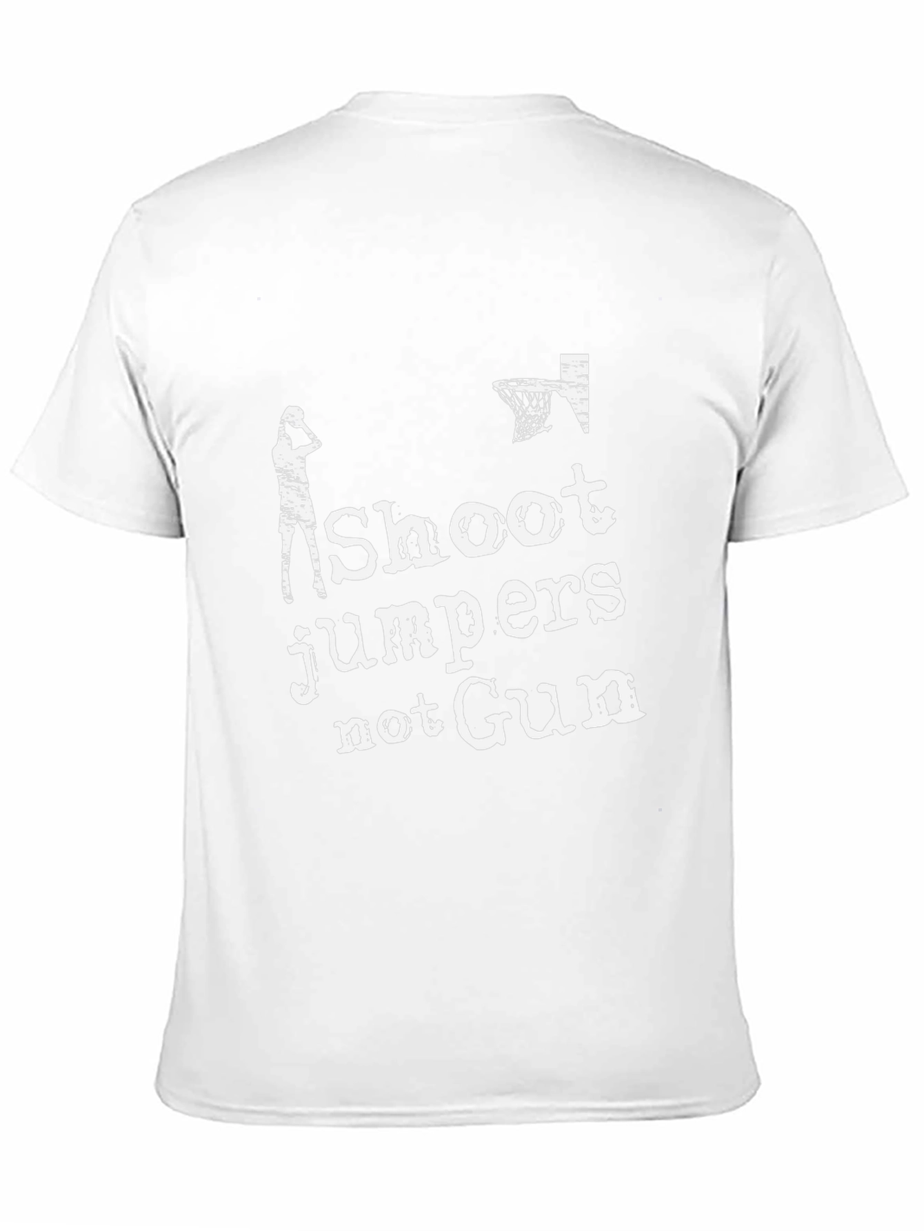 Shoot Jumpers Not Guns Graphic T-Shirt