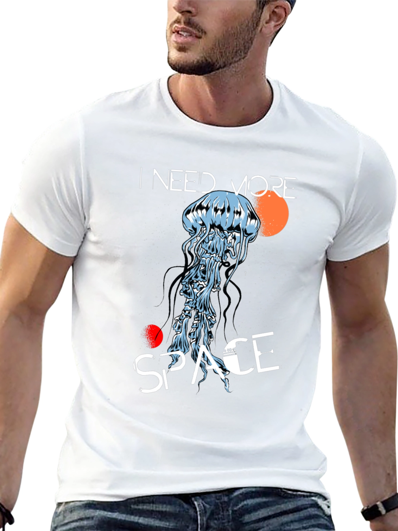 I Need More Space T-Shirt Jellyfish Graphic Tee