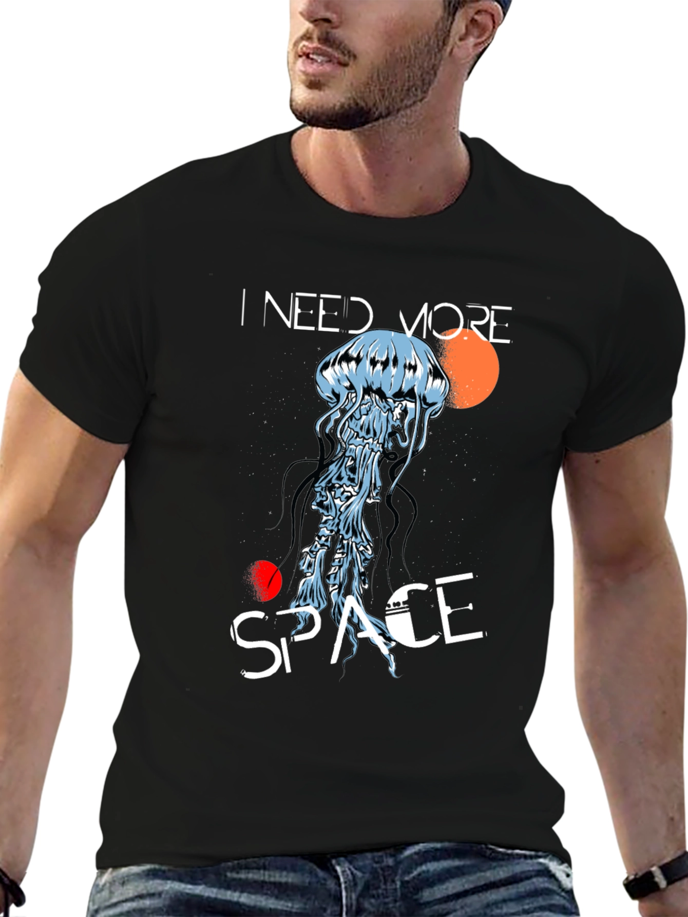 I Need More Space T-Shirt Jellyfish Graphic Tee