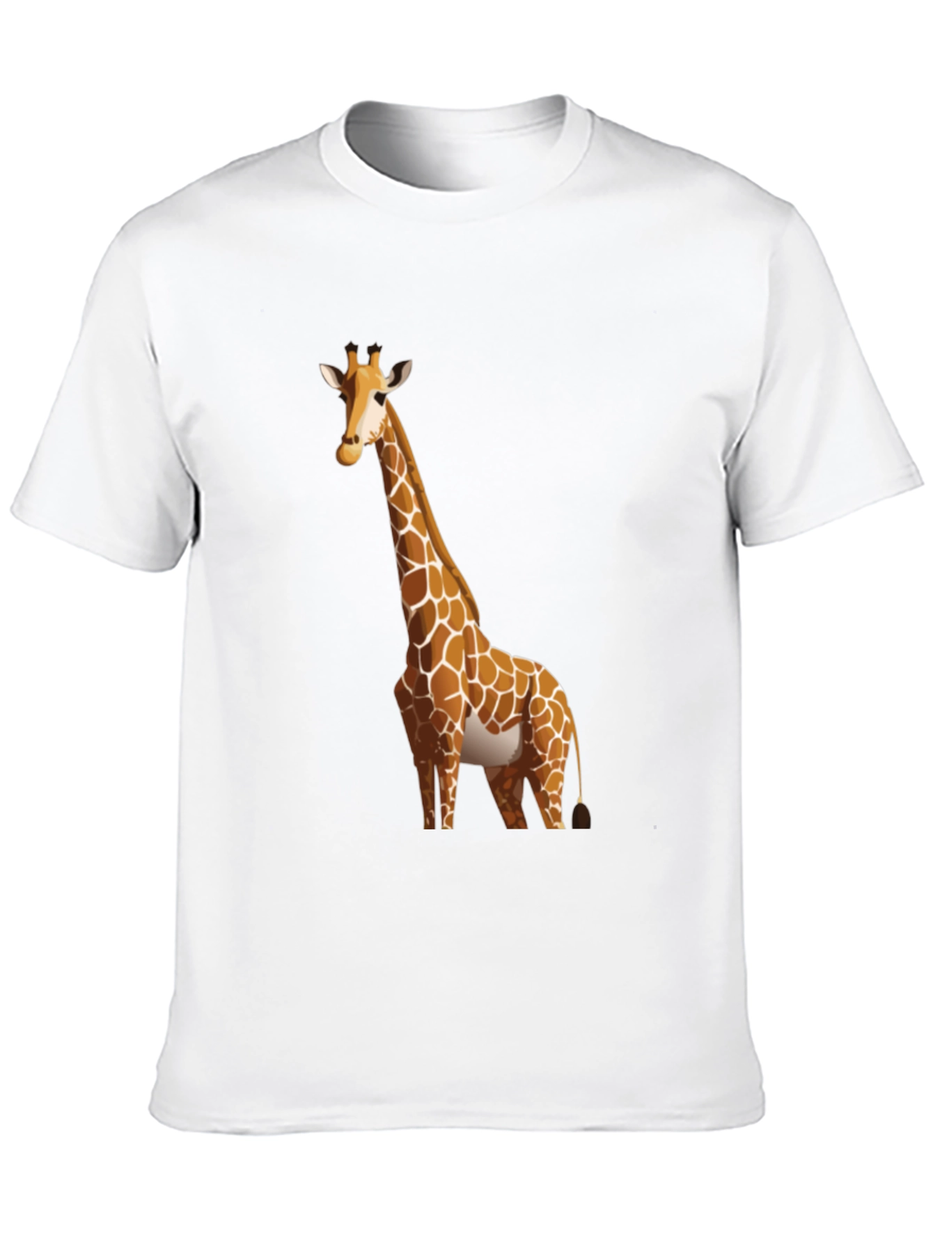 Giraffe Graphic Black T-Shirt
