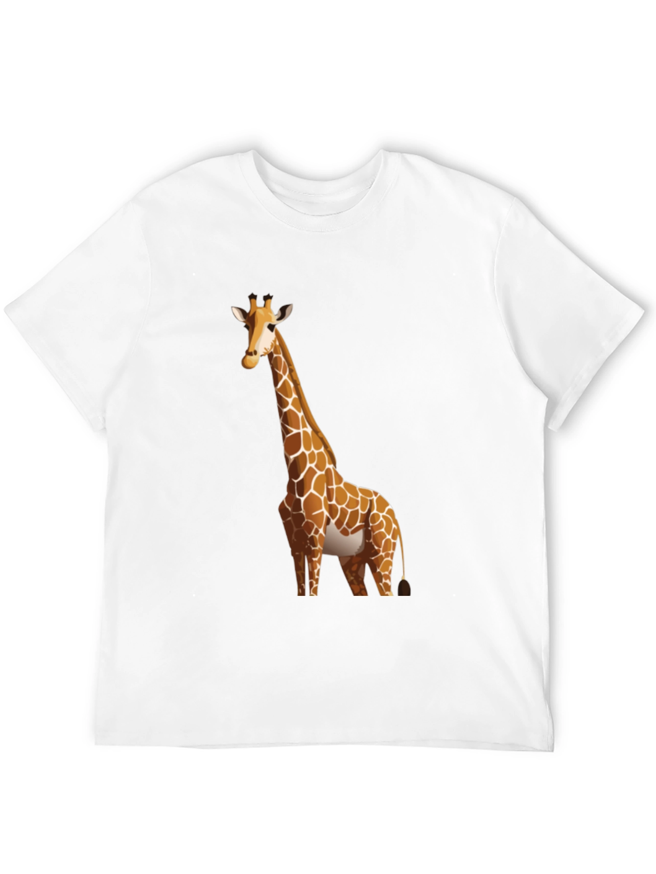 Giraffe Graphic Black T-Shirt