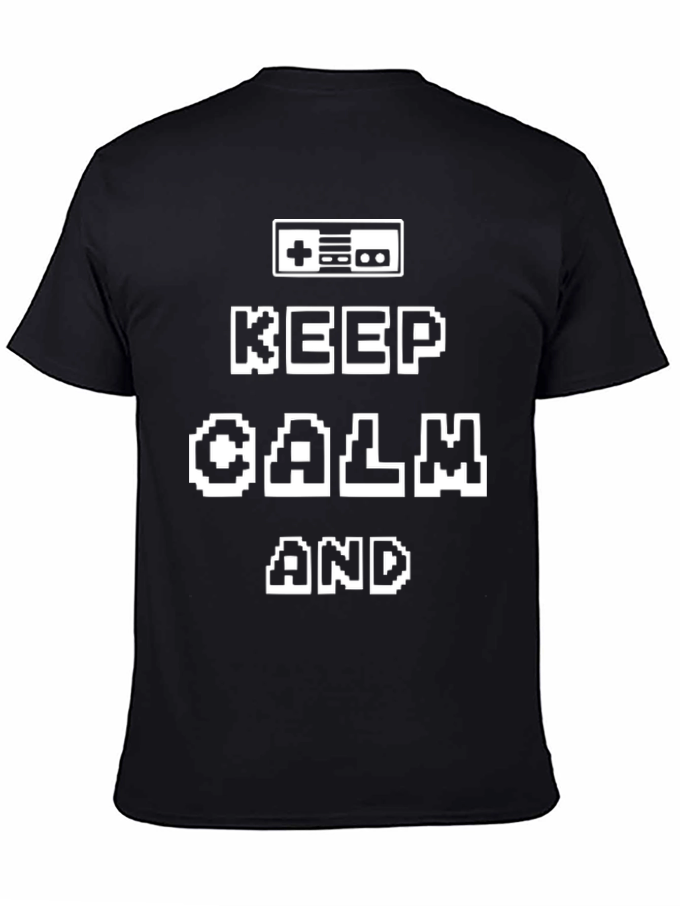 Keep Calm Gamer Black T-Shirt