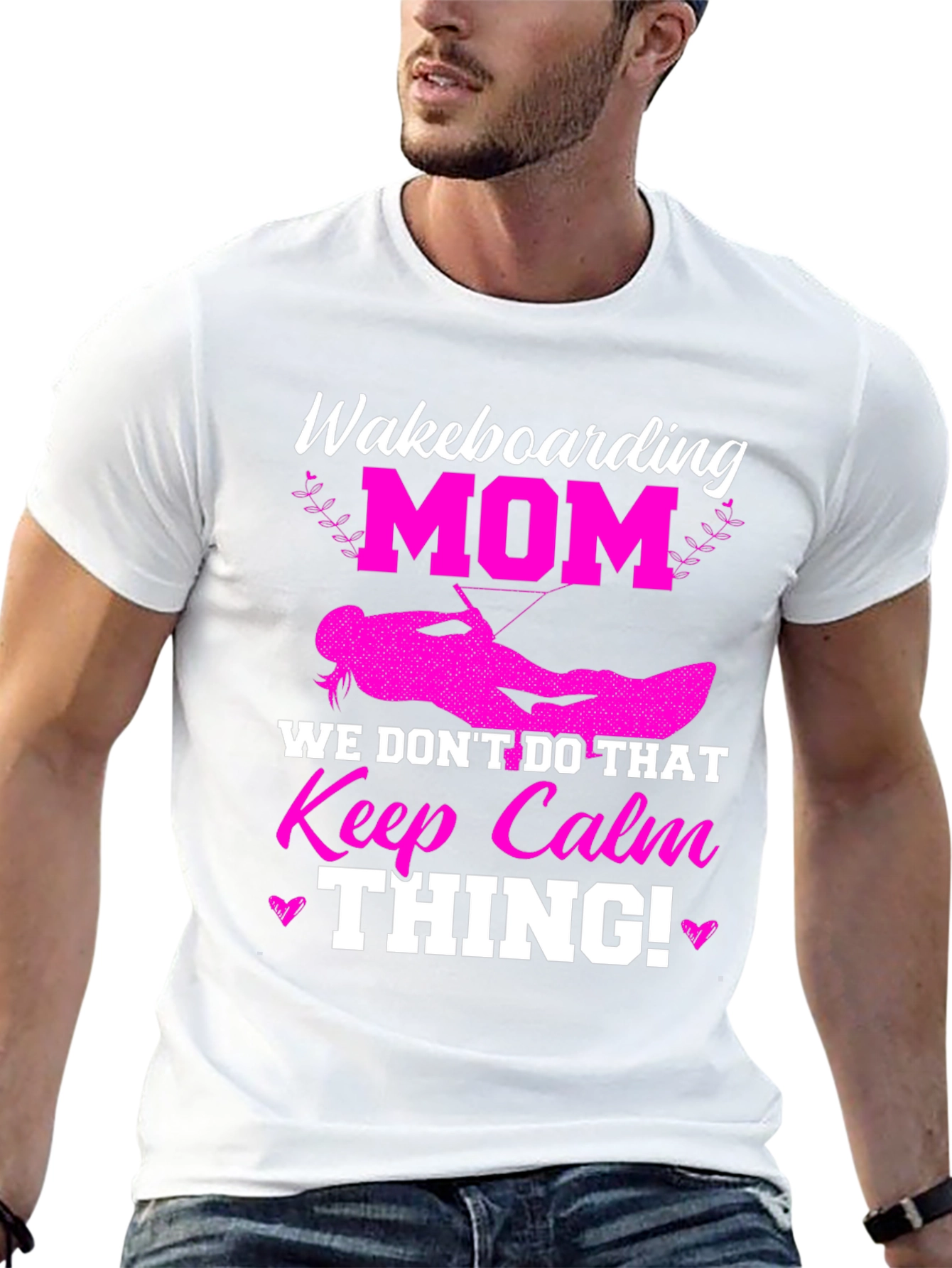 Wakeboarding Mom Graphic T-Shirt
