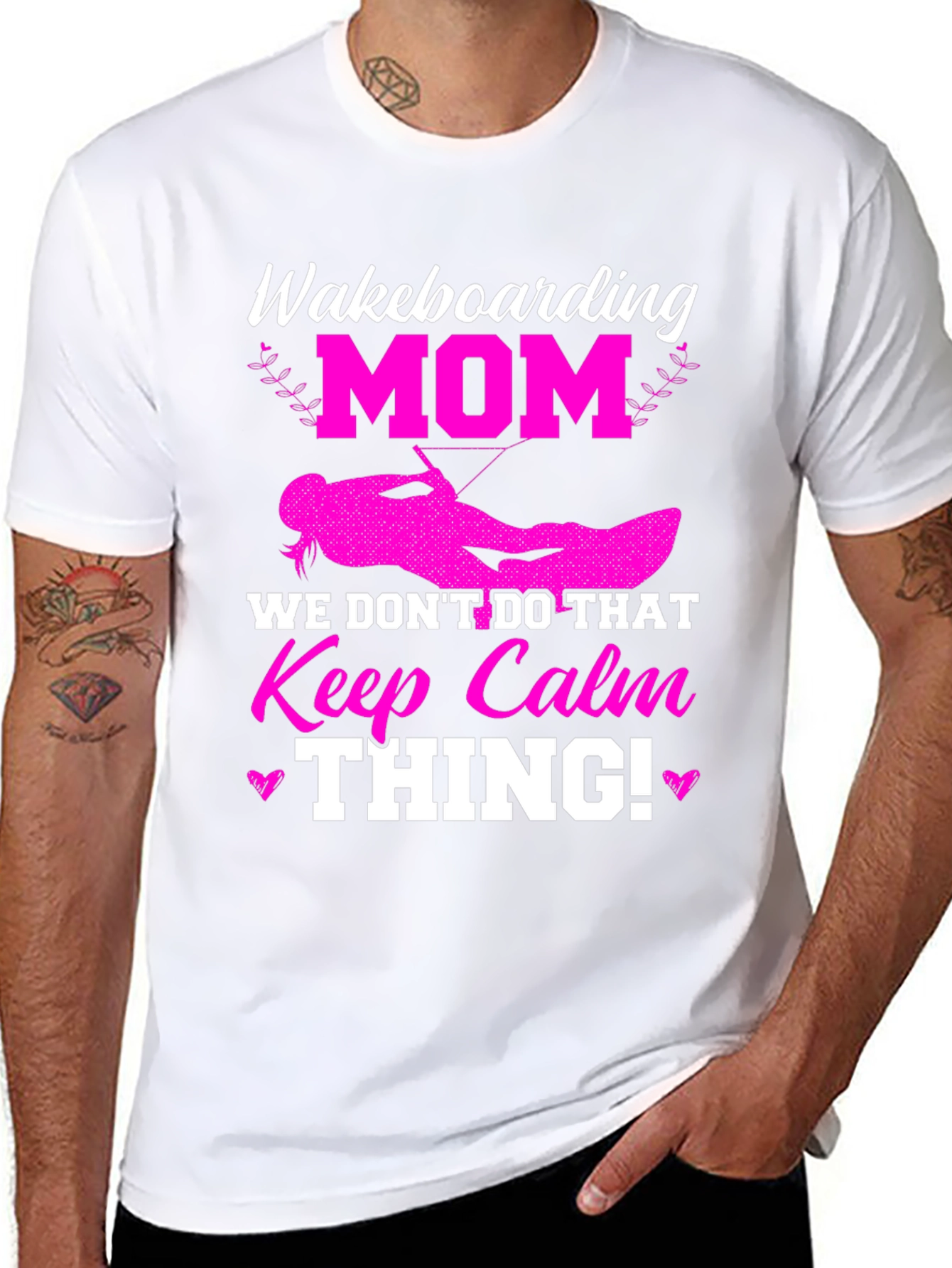 Wakeboarding Mom Graphic T-Shirt