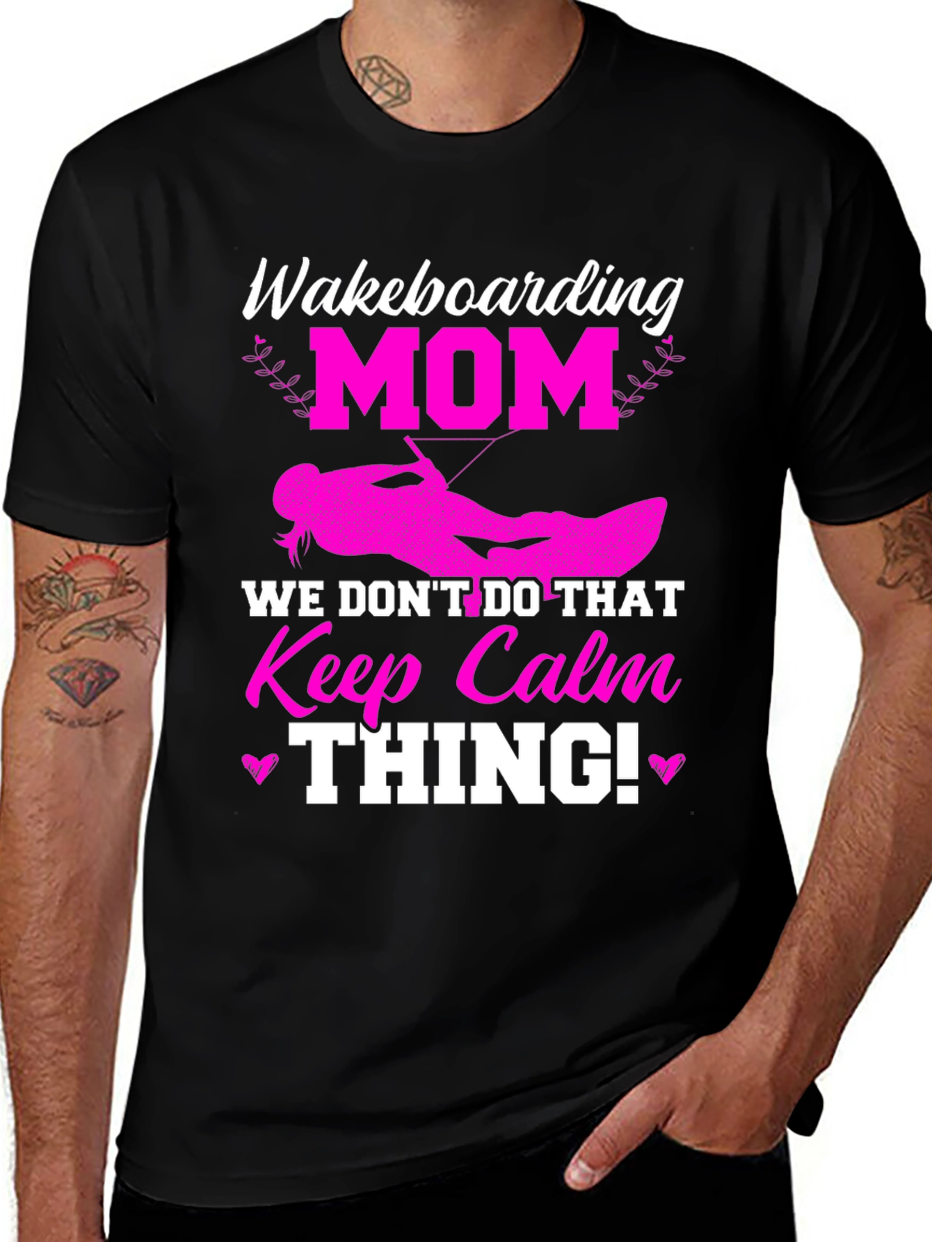 Wakeboarding Mom Graphic T-Shirt