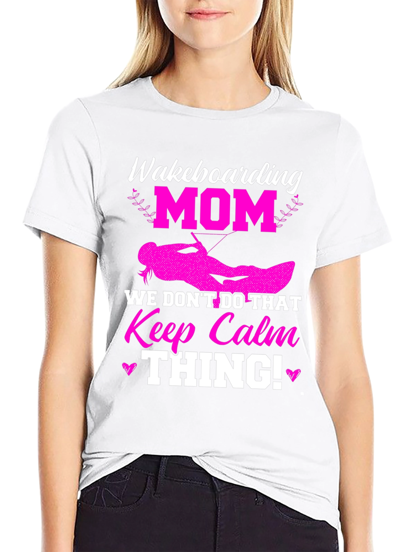 Wakeboarding Mom Graphic T-Shirt