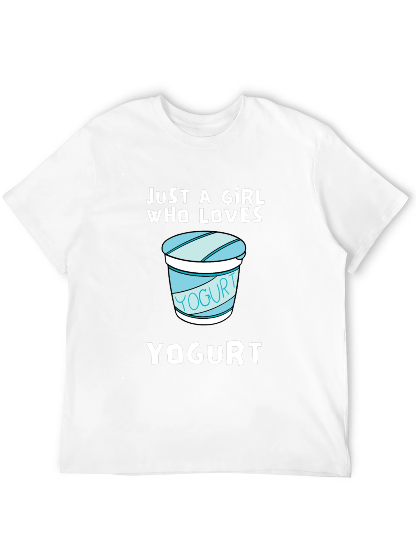 Just A Girl Who Loves Yogurt Graphic Tee