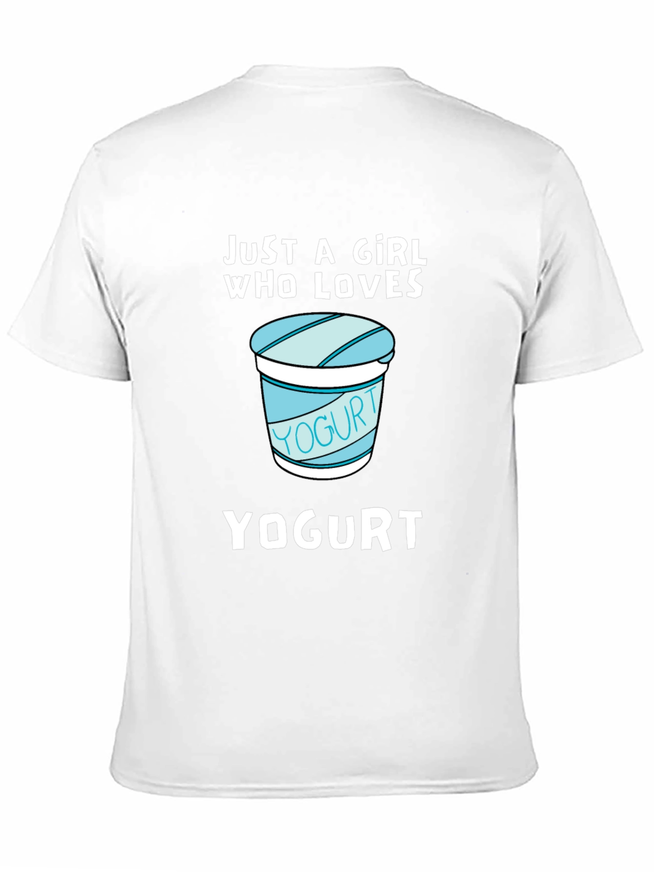 Just A Girl Who Loves Yogurt Graphic Tee