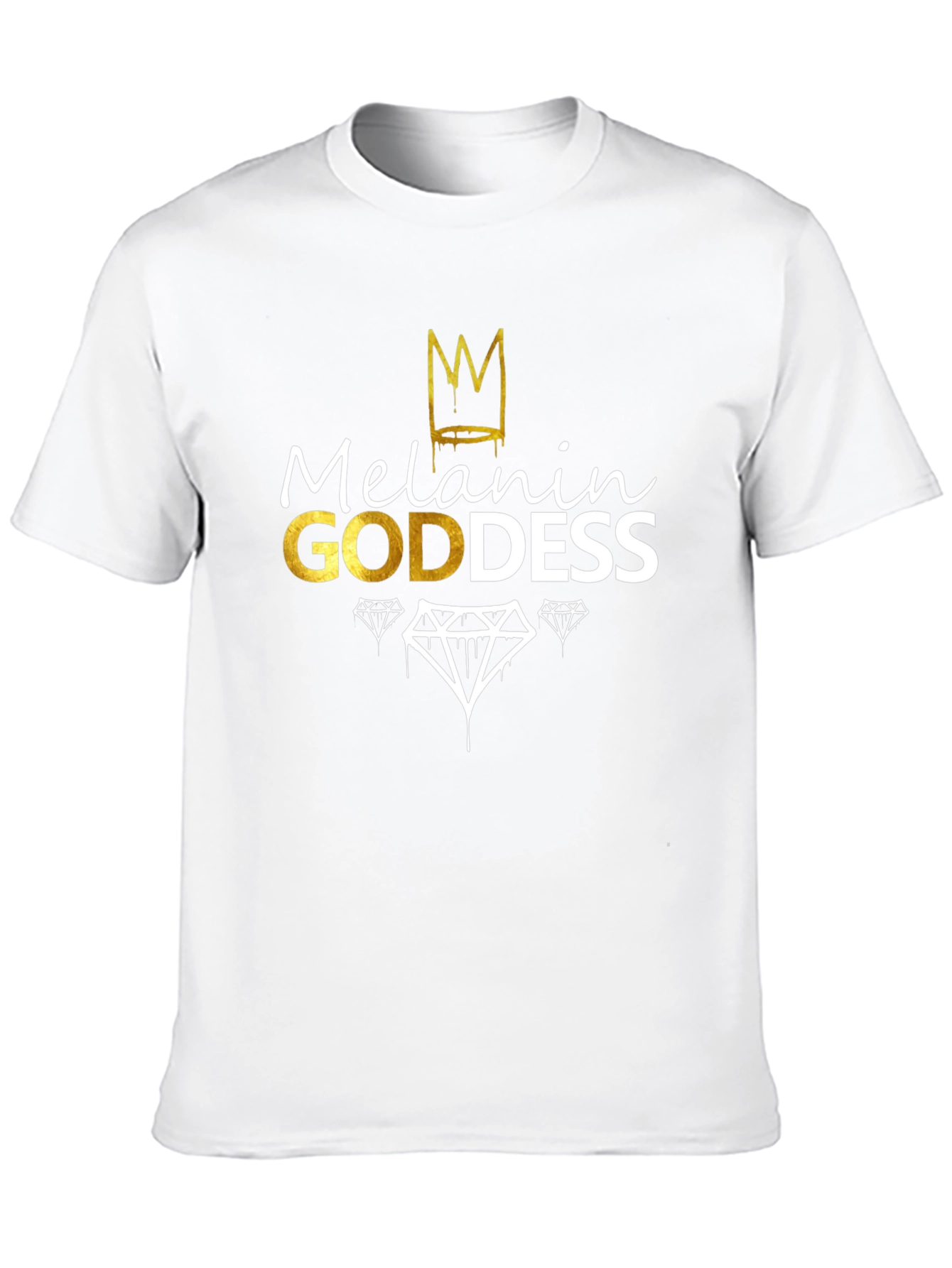 Melanin Goddess Black Graphic Tee