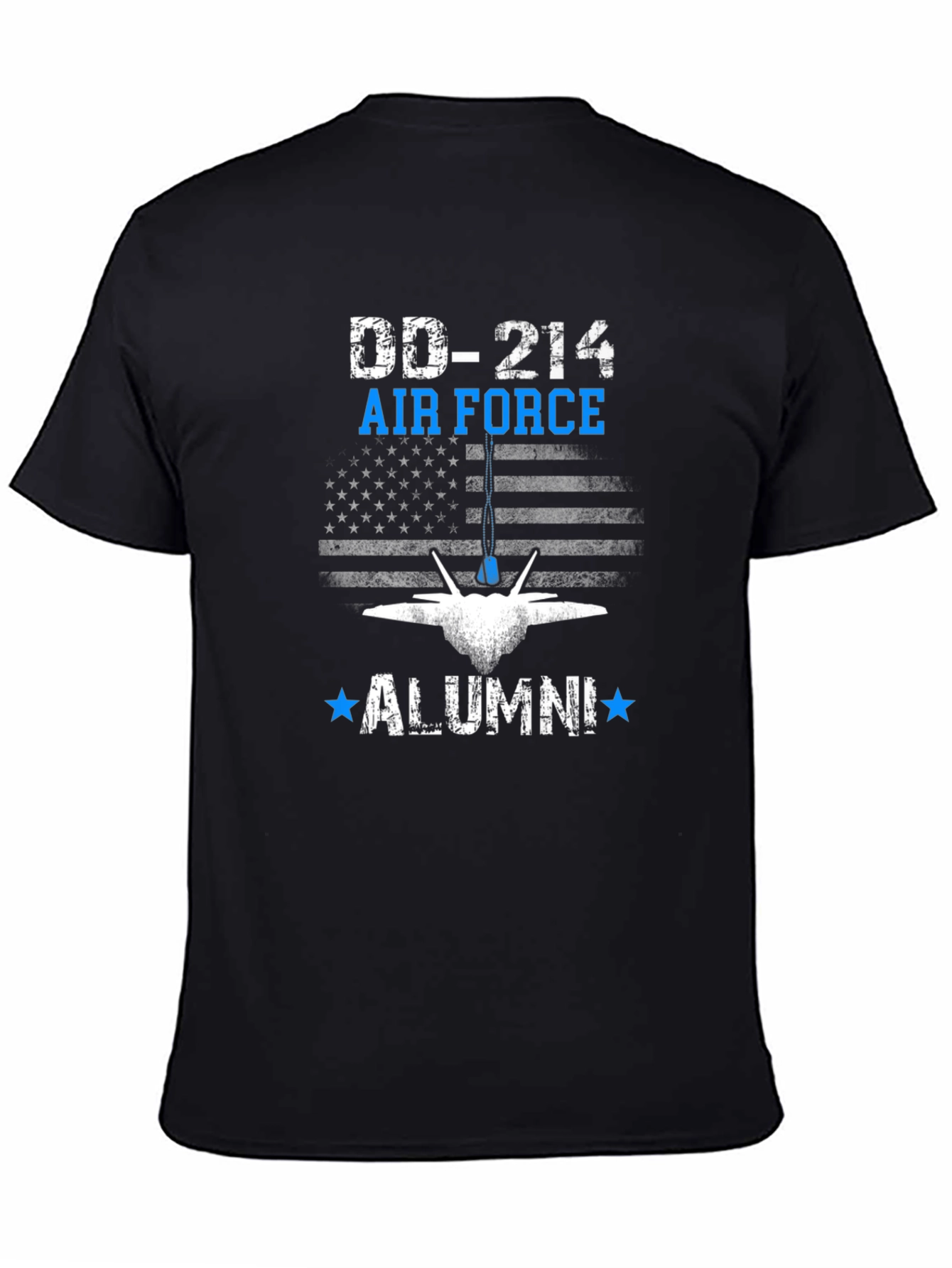 DD-214 Air Force Alumni Black T-Shirt