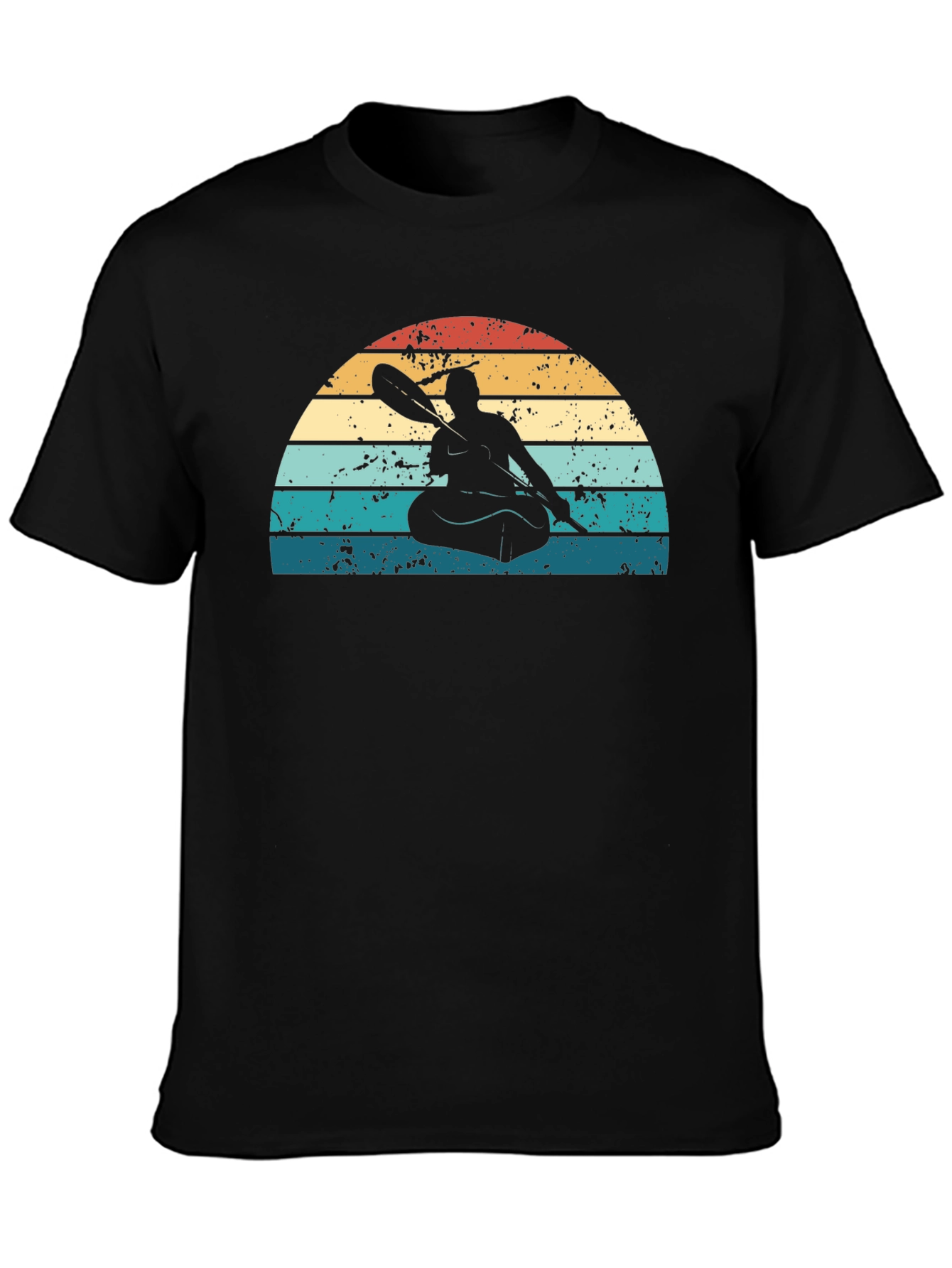 Retro Kayak Silhouette T-Shirt