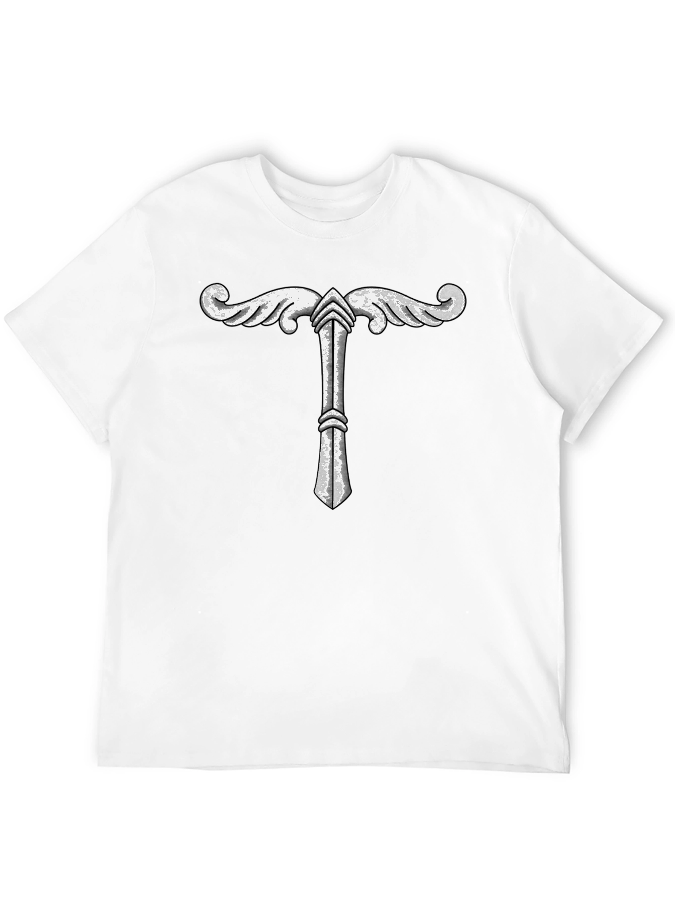 Winged Medieval T-Shirt - Black Tee