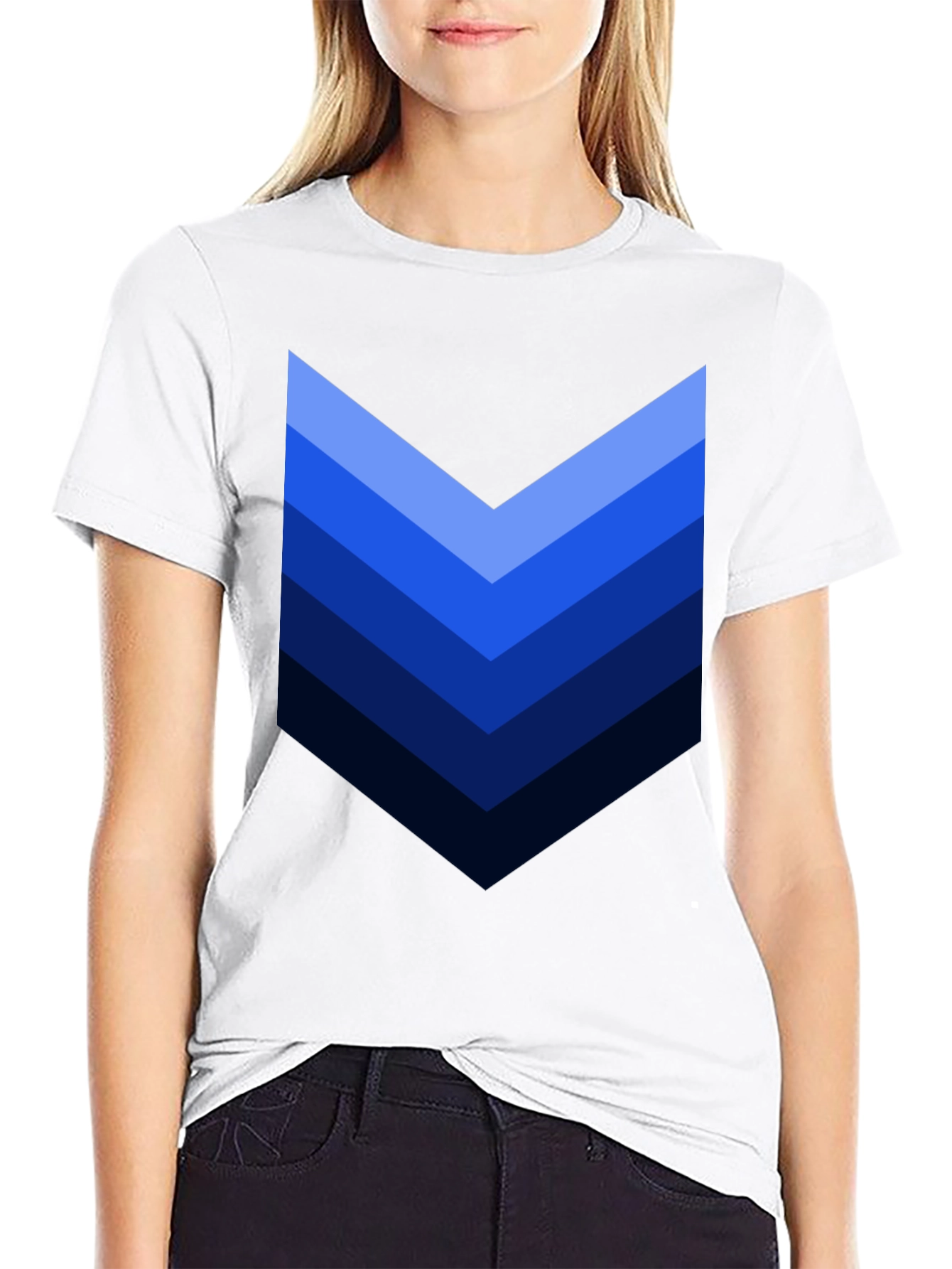 Mens Chevron Graphic Tee - Stylish Comfort