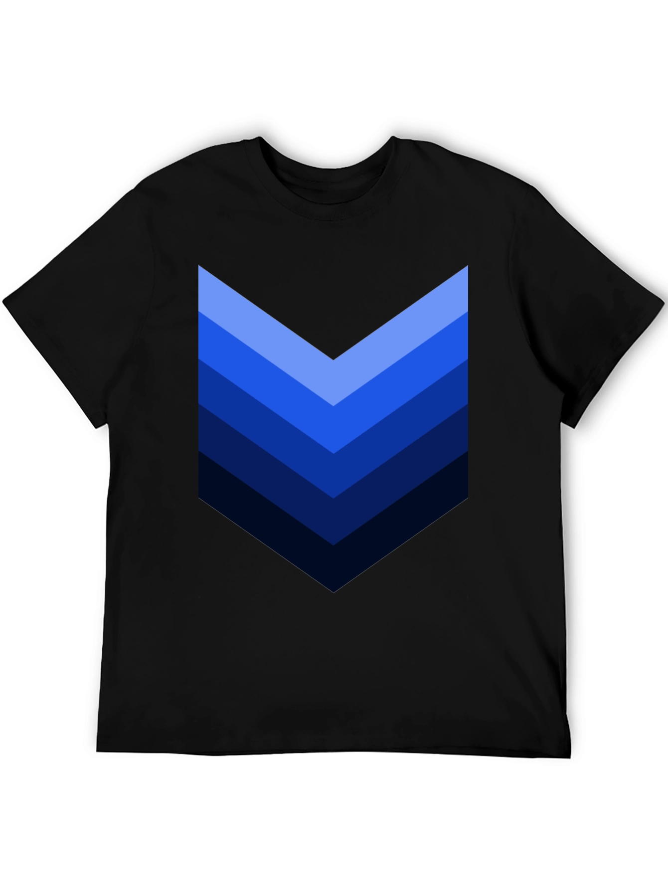 Mens Chevron Graphic Tee - Stylish Comfort