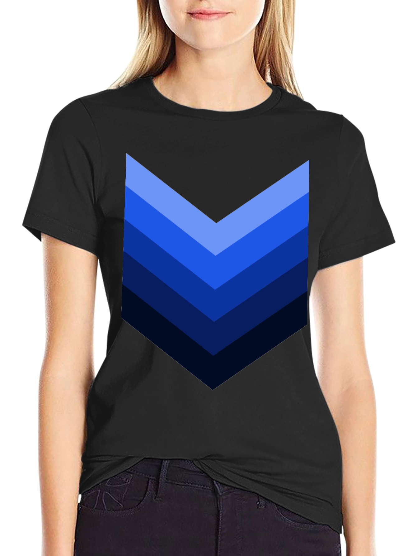 Mens Chevron Graphic Tee - Stylish Comfort