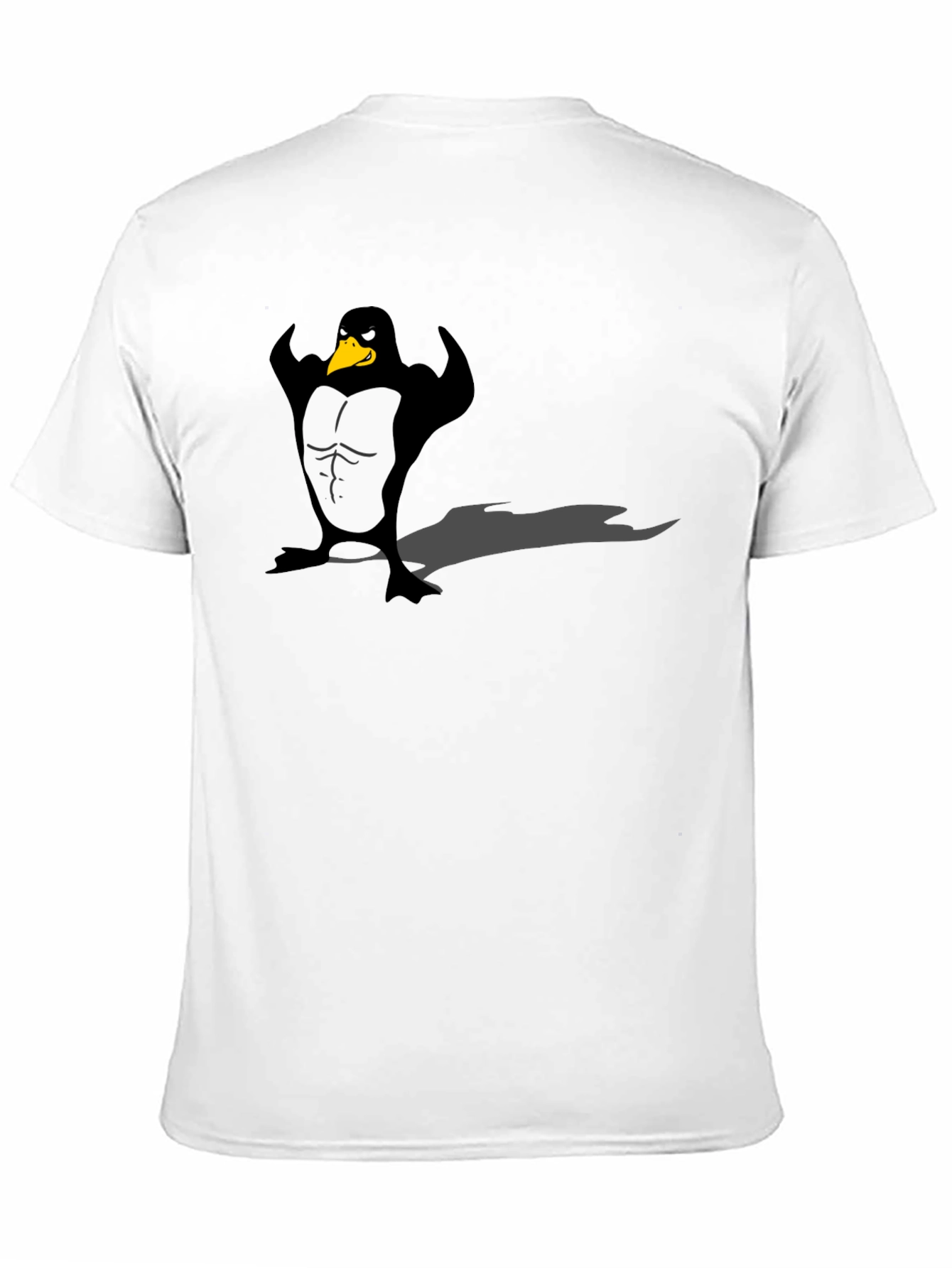 Mens Black Penguin Muscle Graphic Tee