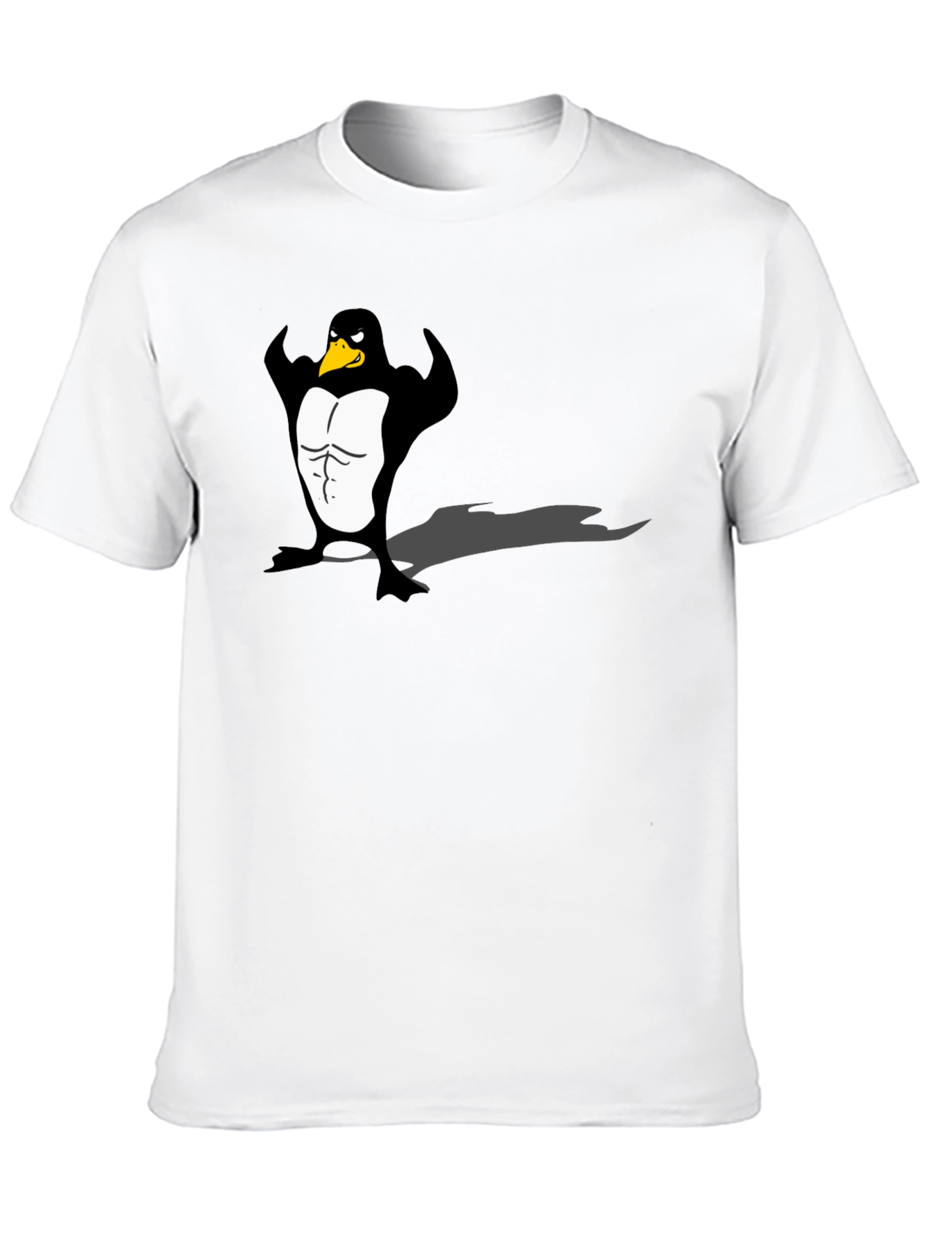 Mens Black Penguin Muscle Graphic Tee