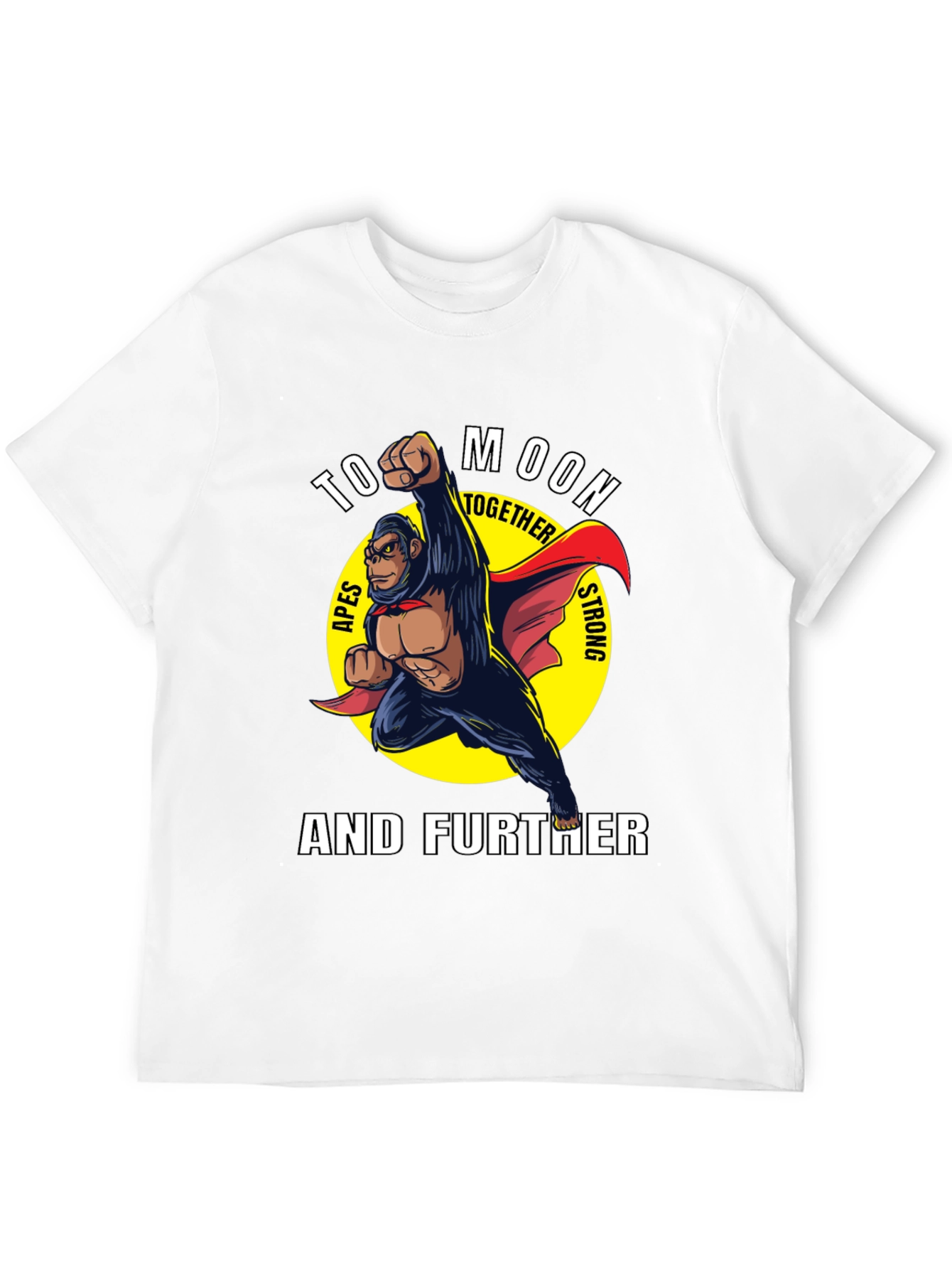 To Moon Together Ape Strong T-Shirt