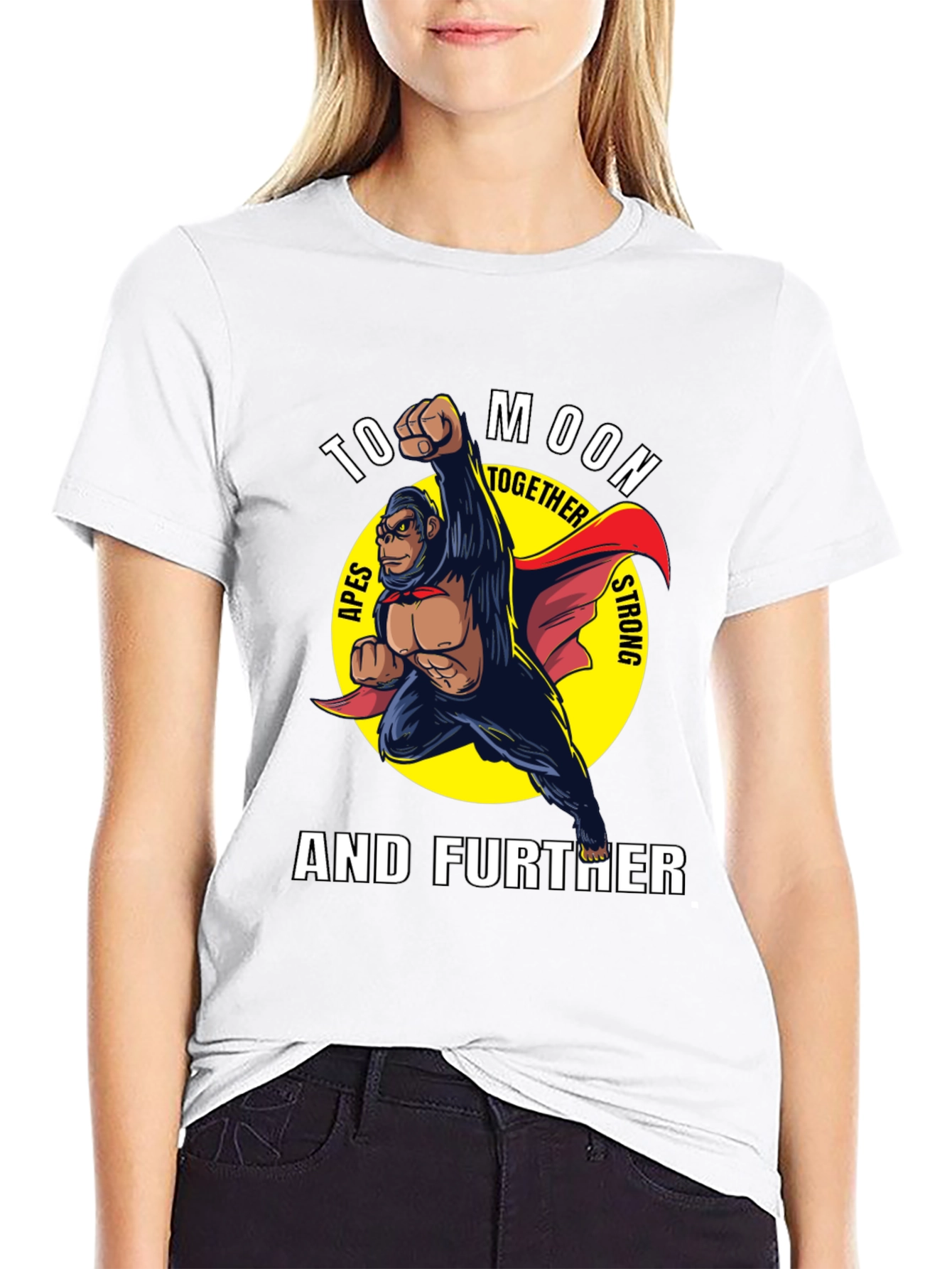 To Moon Together Ape Strong T-Shirt