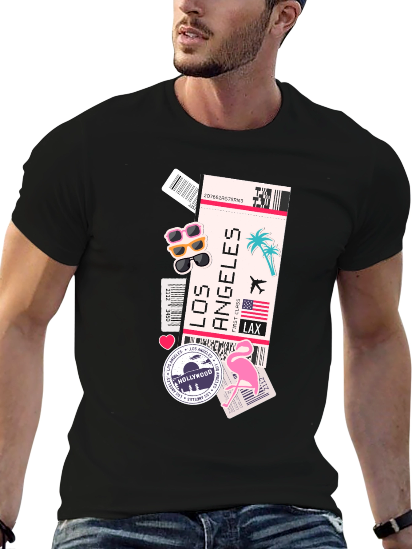 Los Angeles Theme Graphic Tee