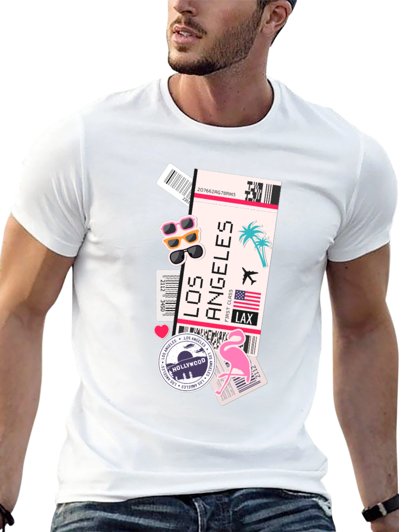 Los Angeles Theme Graphic Tee